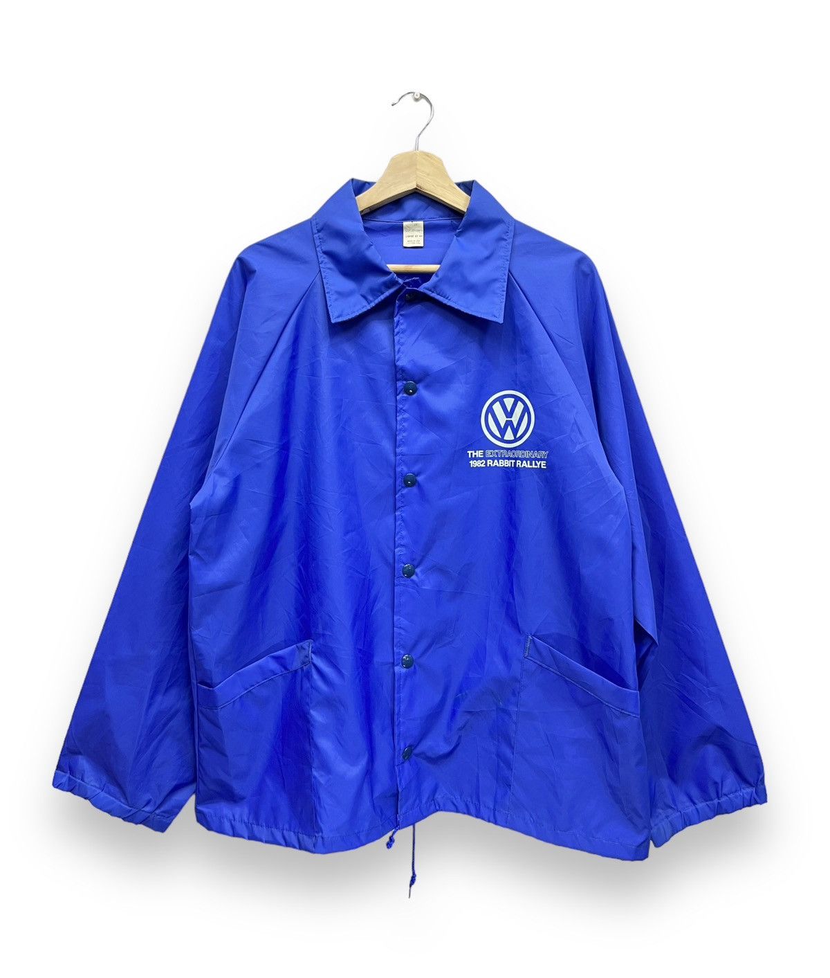 image of Made In USA x Racing 1982 41 Years Volkswagen The Extraordinary Rabbit Rallye in Blue (Size Large)