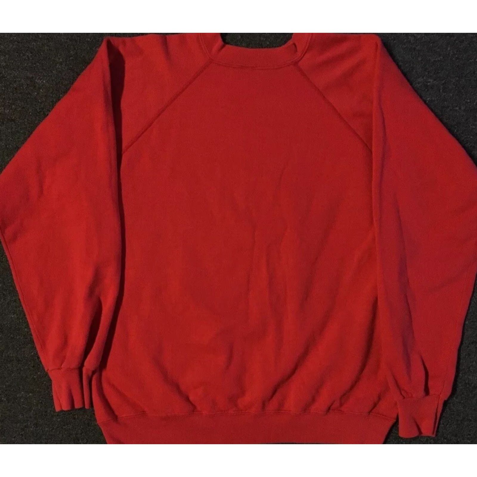 Vintage VINTAGE Van Nuys High School Faded Sweatshirt S Red 80s 70s College Sports Track & Field Pullover Hoodie Mens Size S Size US S / EU 44-46 / 1 - 6 Thumbnail