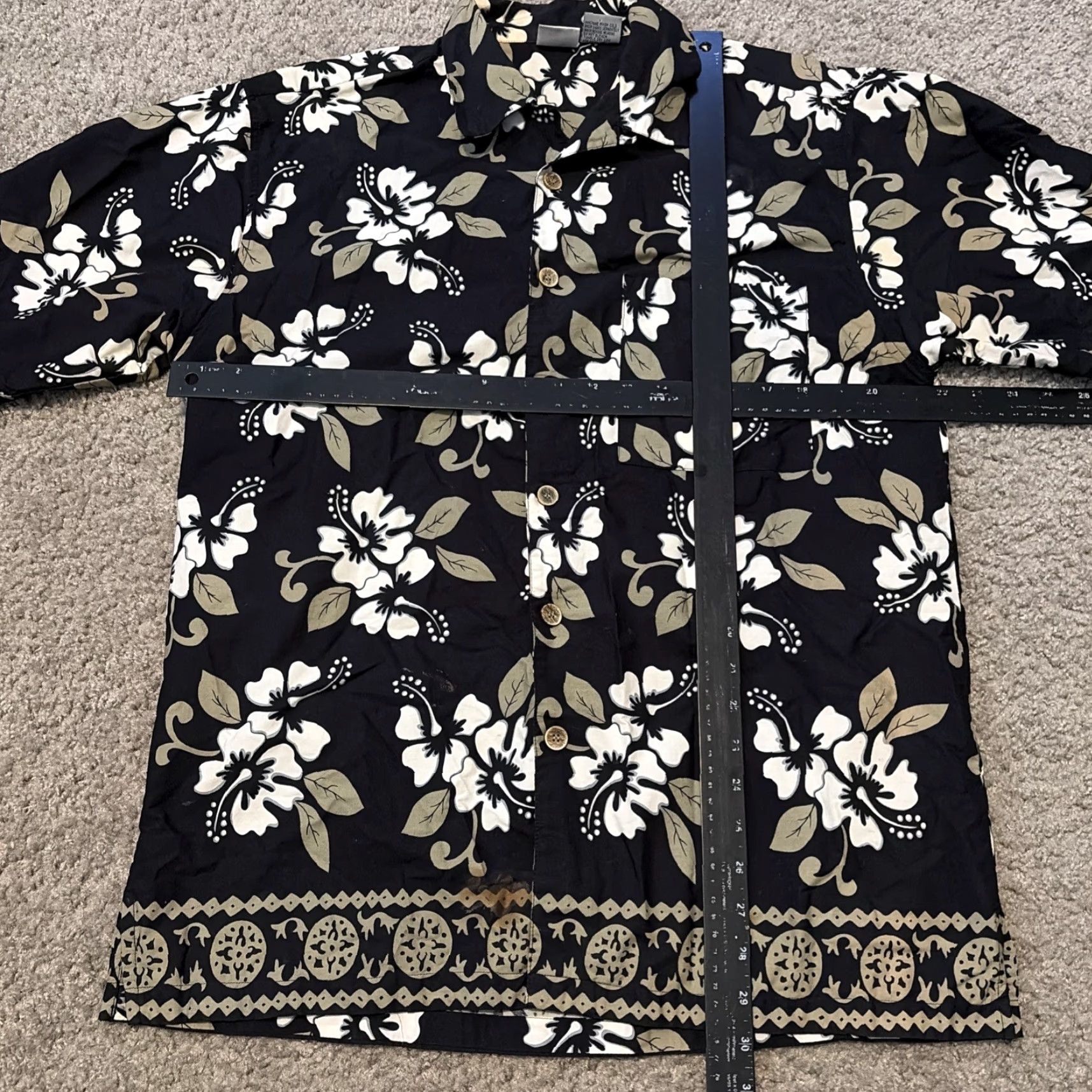Ocean Pacific VINTAGE Ocean Pacific OP Sport Floral Button-Up Shirt M Men Blue Hawaiian Short Sleeve Size US M / EU 48-50 / 2 - 6 Thumbnail
