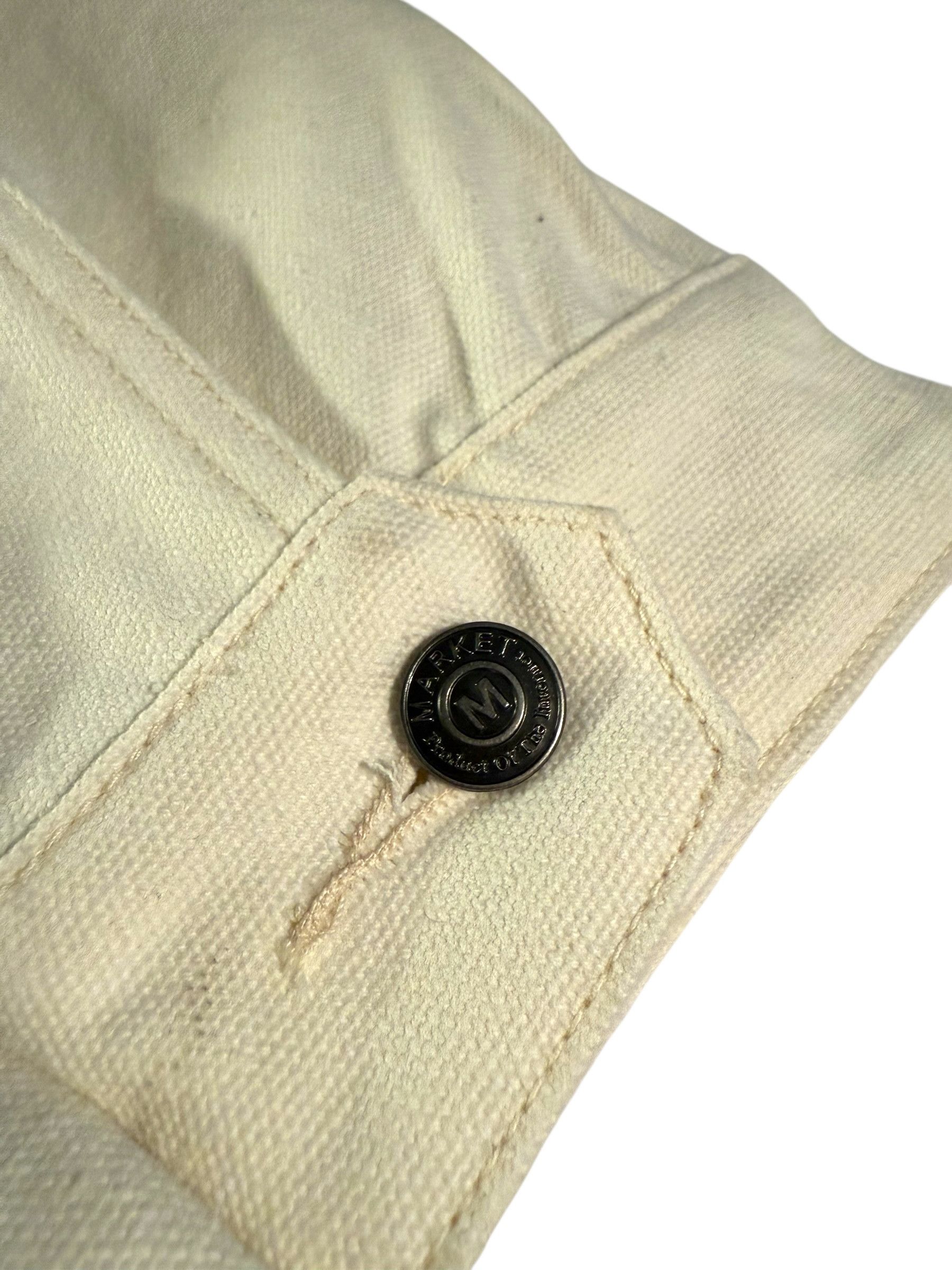 Market Market White Work Jacket with Graphic Size US XL / EU 56 / 4 - 4 Thumbnail