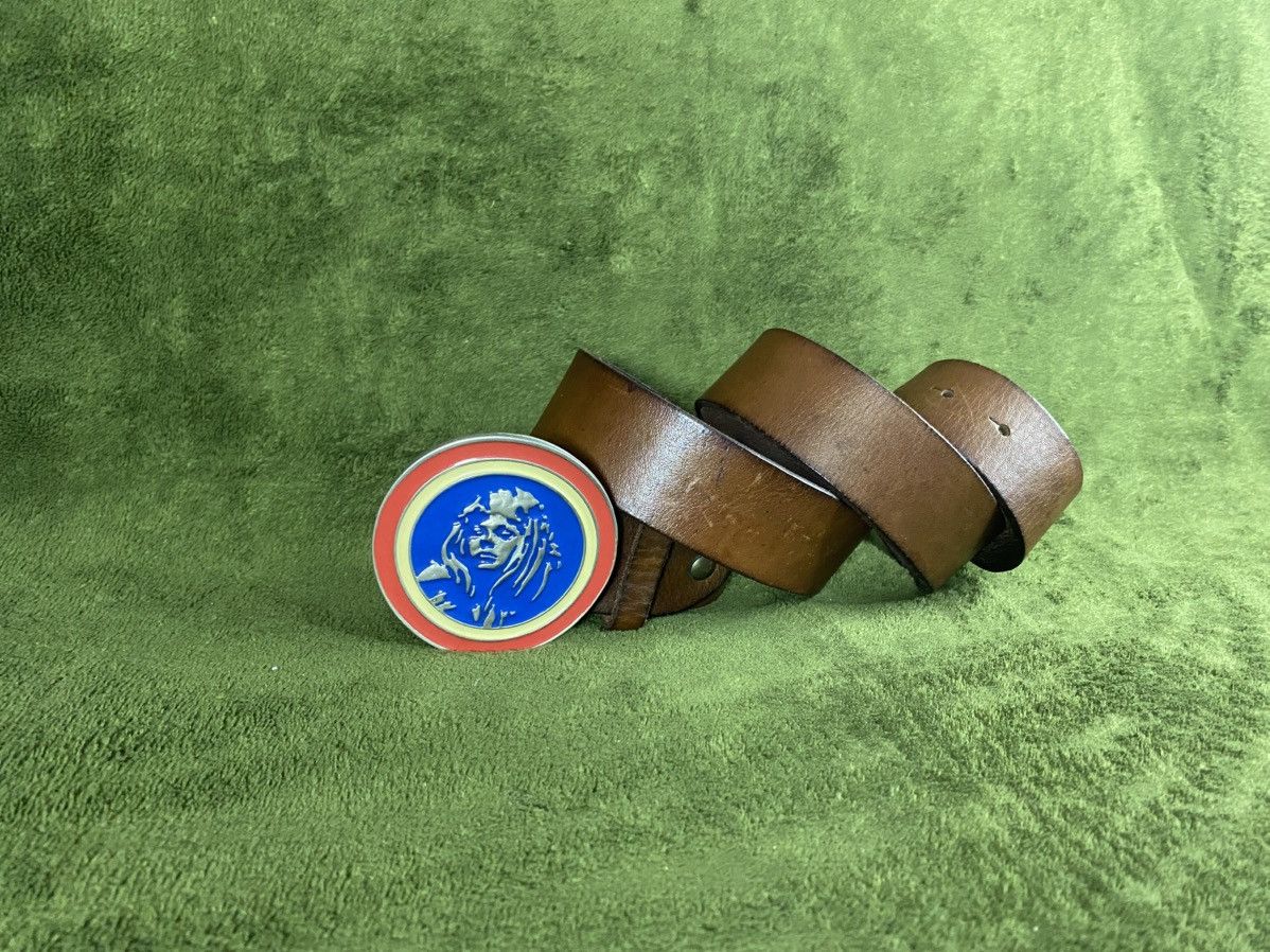 Hysteric Glamour Y2K leather brown belt hysteric glamour style Size 34 - 4 Thumbnail