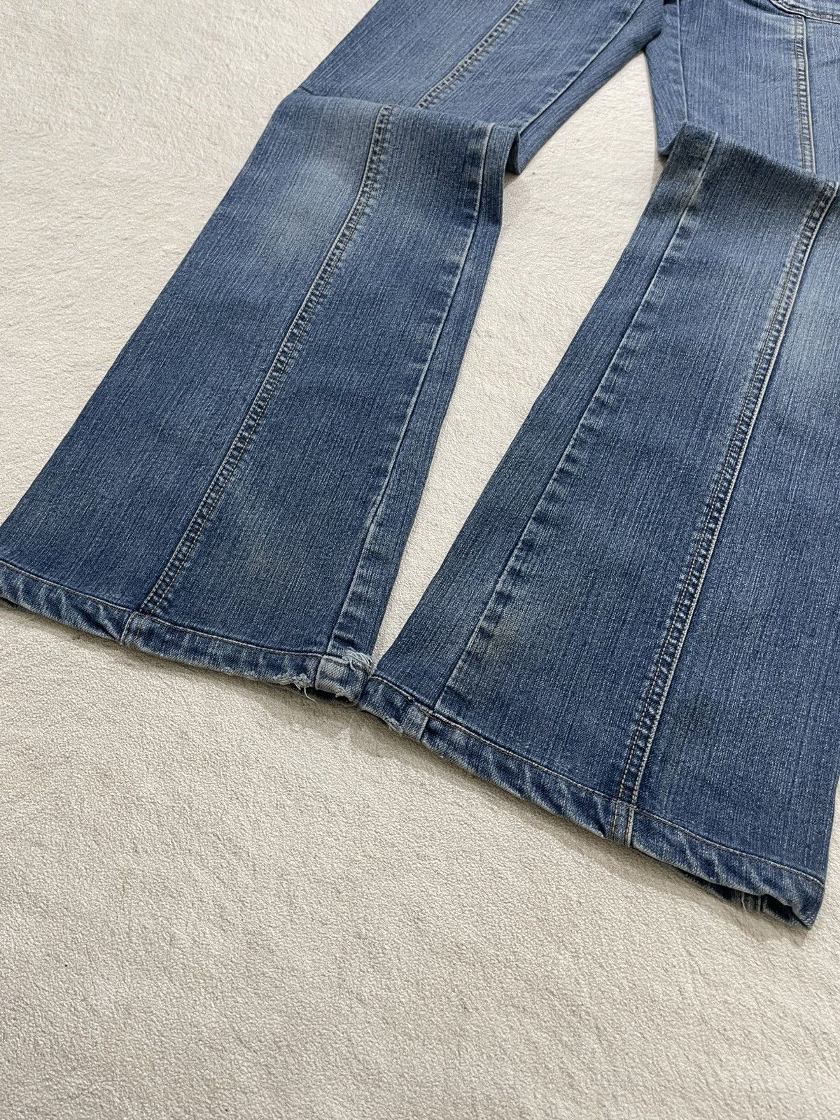 Hysteric Glamour 2000s Flare Denim Washed Bootcut Y2K Size 26" / US 2 / IT 38 - 4 Thumbnail