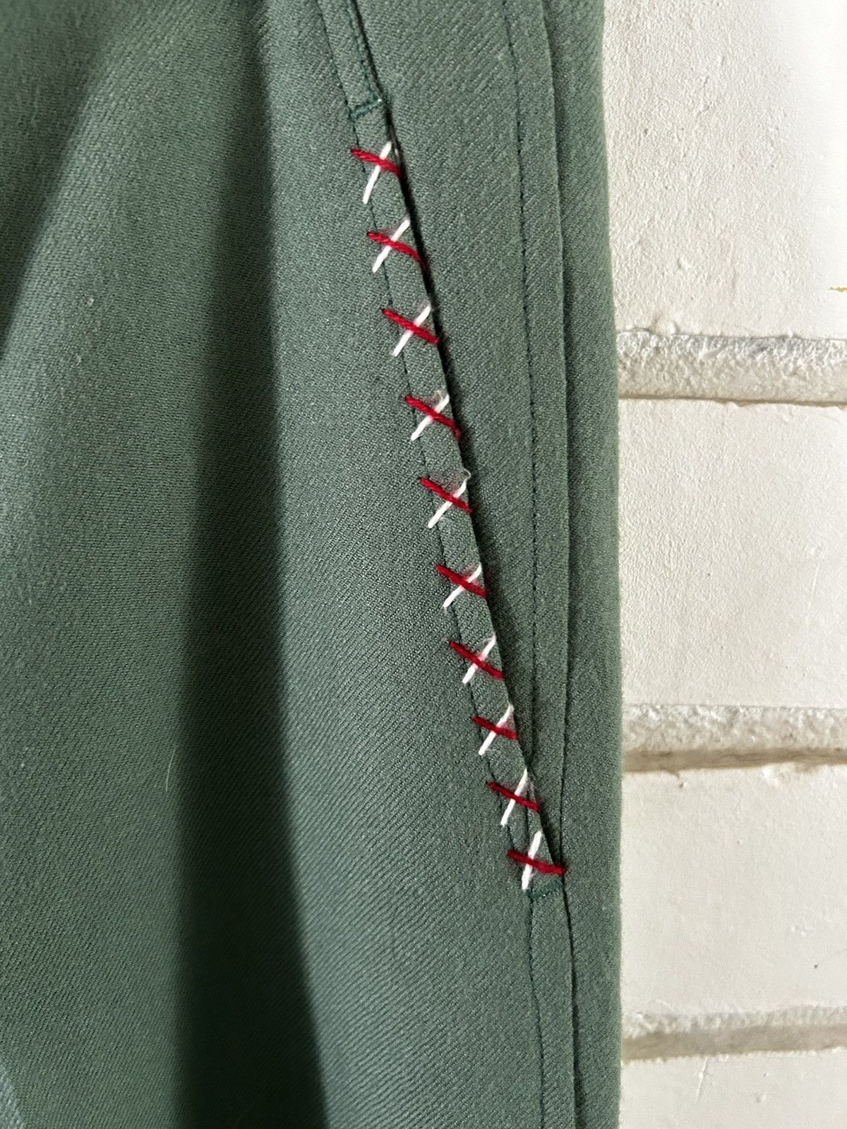 Bode Bode Wool Twill Piping Detail (sz 34) Size US 34 / EU 50 - 4 Thumbnail