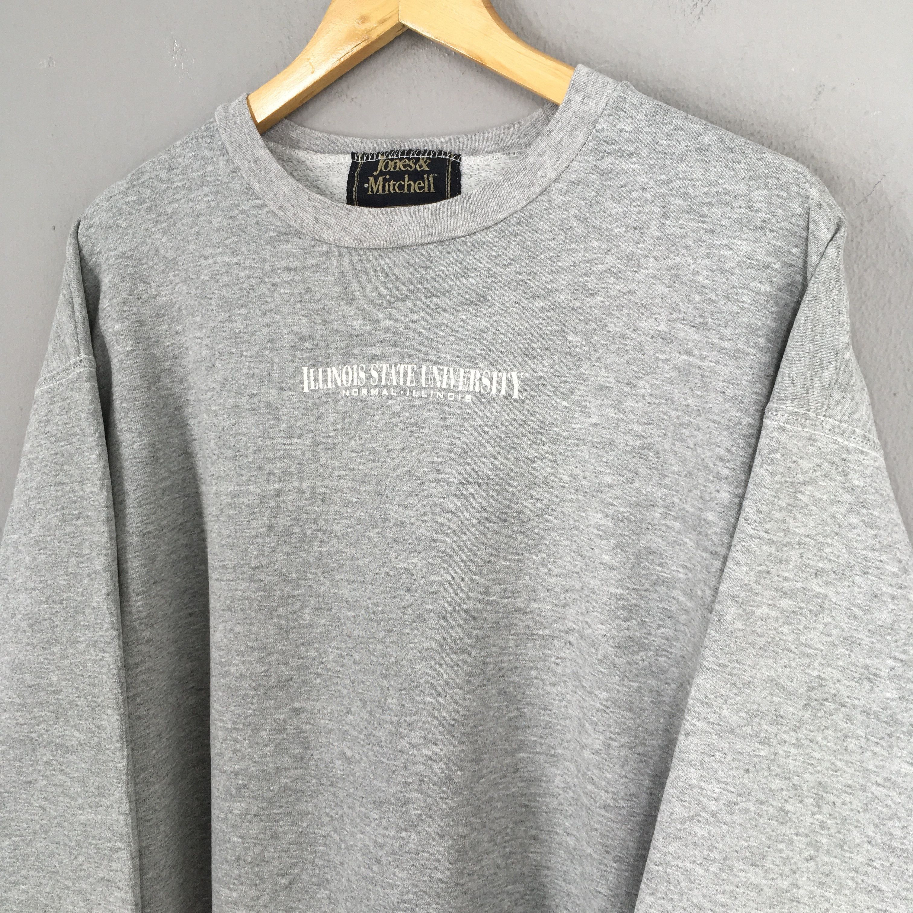 NCAA × Vintage Vintage 90s UI Illinois University Sweatshirt XLarge Size US XL / EU 56 / 4 - 3 Thumbnail