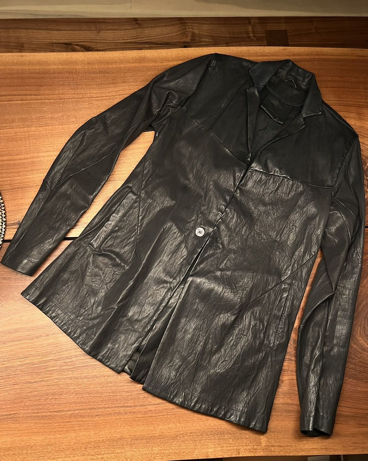 10sei0otto Black leather jacket from 10sei0otto Size US XXL / EU 58 / 5 - 1 Thumbnail