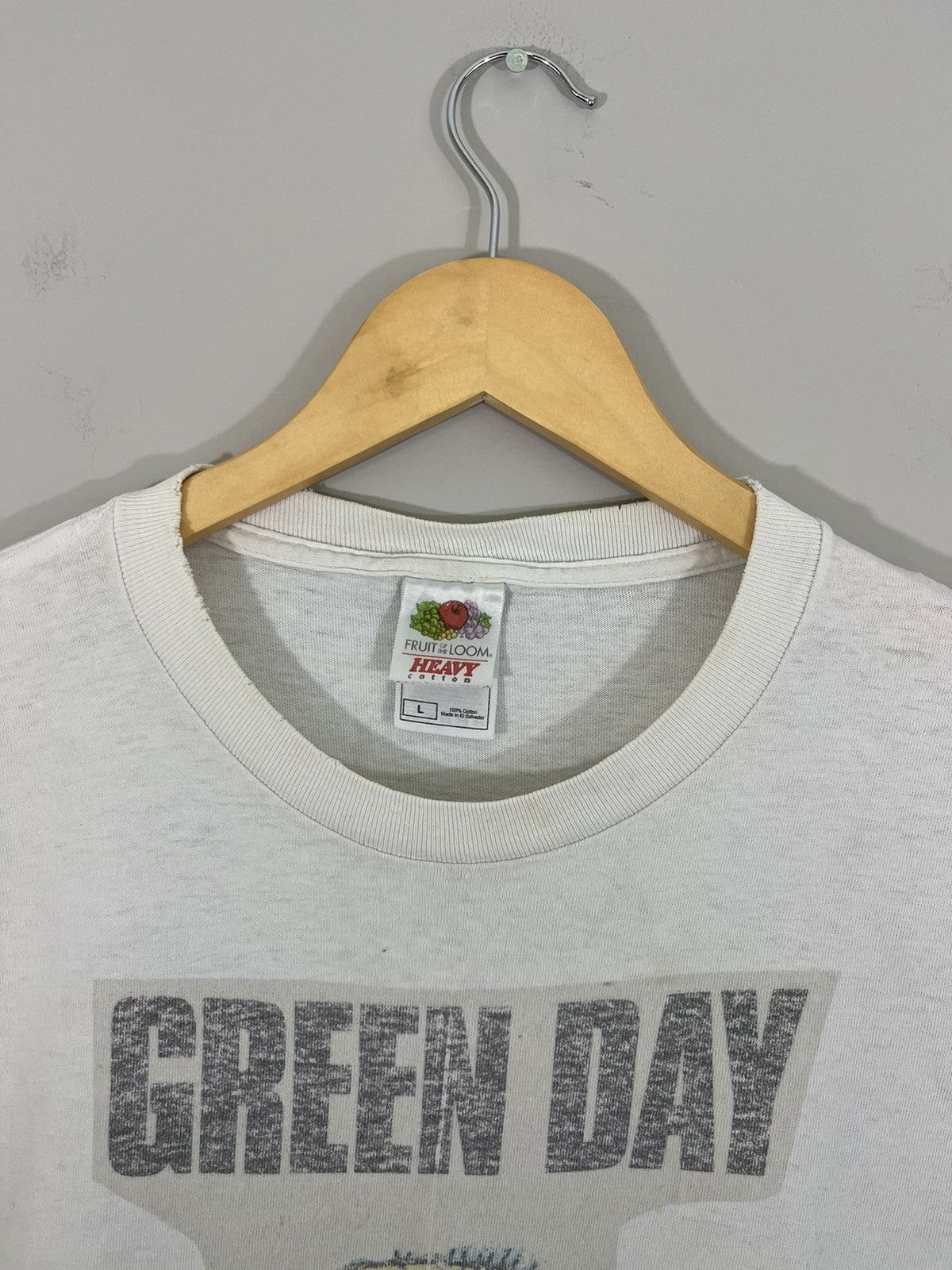 Band Tees Thrashed GREEN DAY Distressed Faded 90s Y2K Band Tee Size US L / EU 52-54 / 3 - 3 Thumbnail