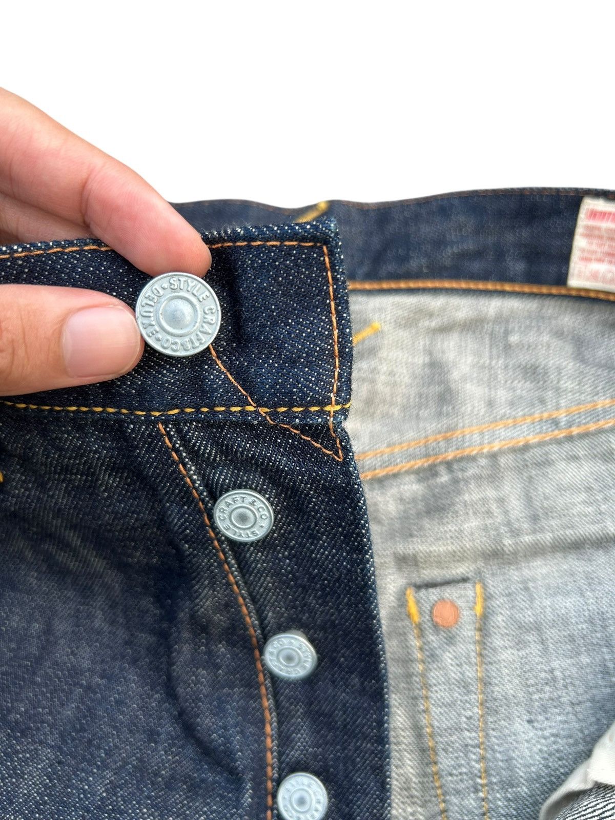 Evisu VINTAGE EVISU DAICOCK SELVEDGE MADE IN JAPAN DENIM JEANS Size US 31 - 6 Thumbnail