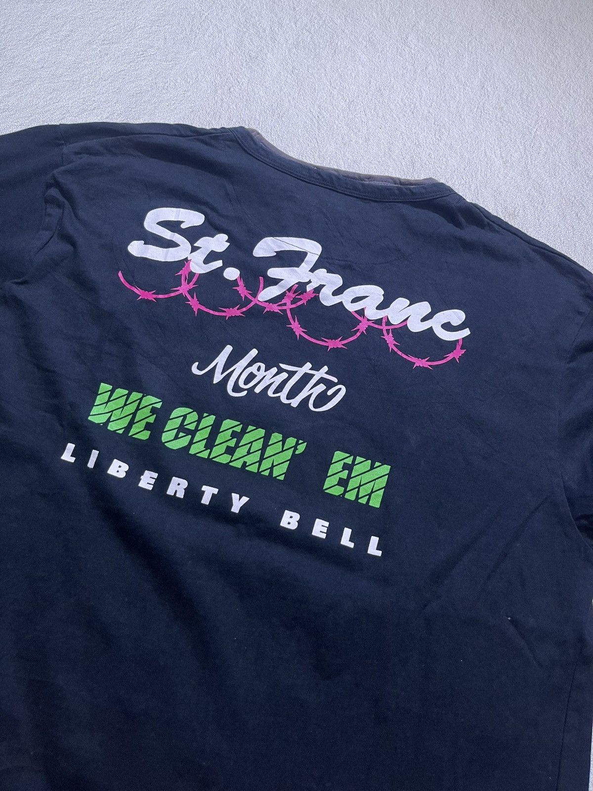 Japanese Brand Y2K ST.FRANC long sleeve tshirt Size US L / EU 52-54 / 3 - 4 Thumbnail