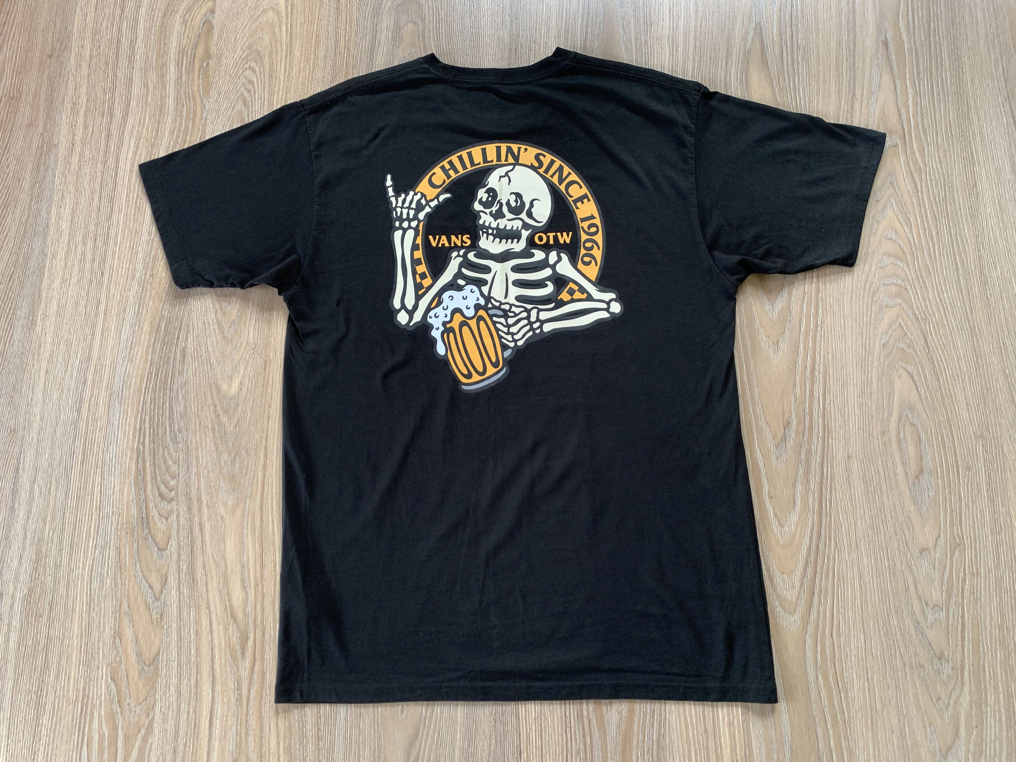 Vans × Vintage Vans Skull Printed T-Shirt Size US L / EU 52-54 / 3 - 3 Thumbnail