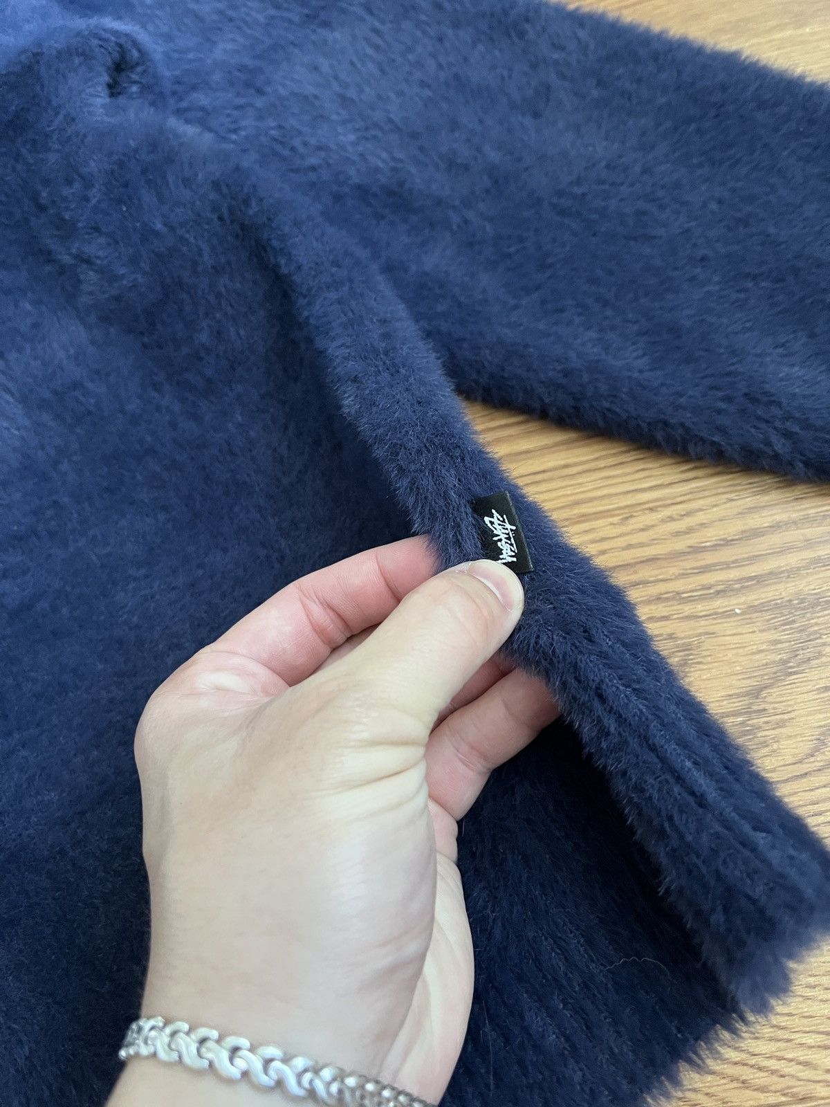 Stussy Stussy Wool Cardigan Blue/Navy Size US S / EU 44-46 / 1 - 5 Thumbnail