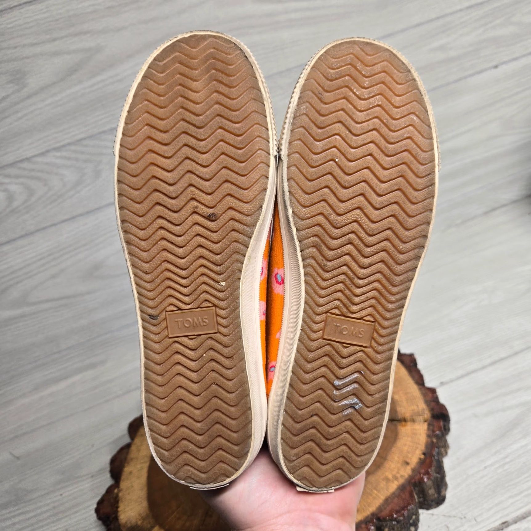 Toms TOMS Persimmon Sprint Floral Print Lace Up Sneaker Orange Canvas Women Adult 8.5 Floral Sprint 10013430 Casual Shoes Size US 9 / IT 39 - 6 Thumbnail