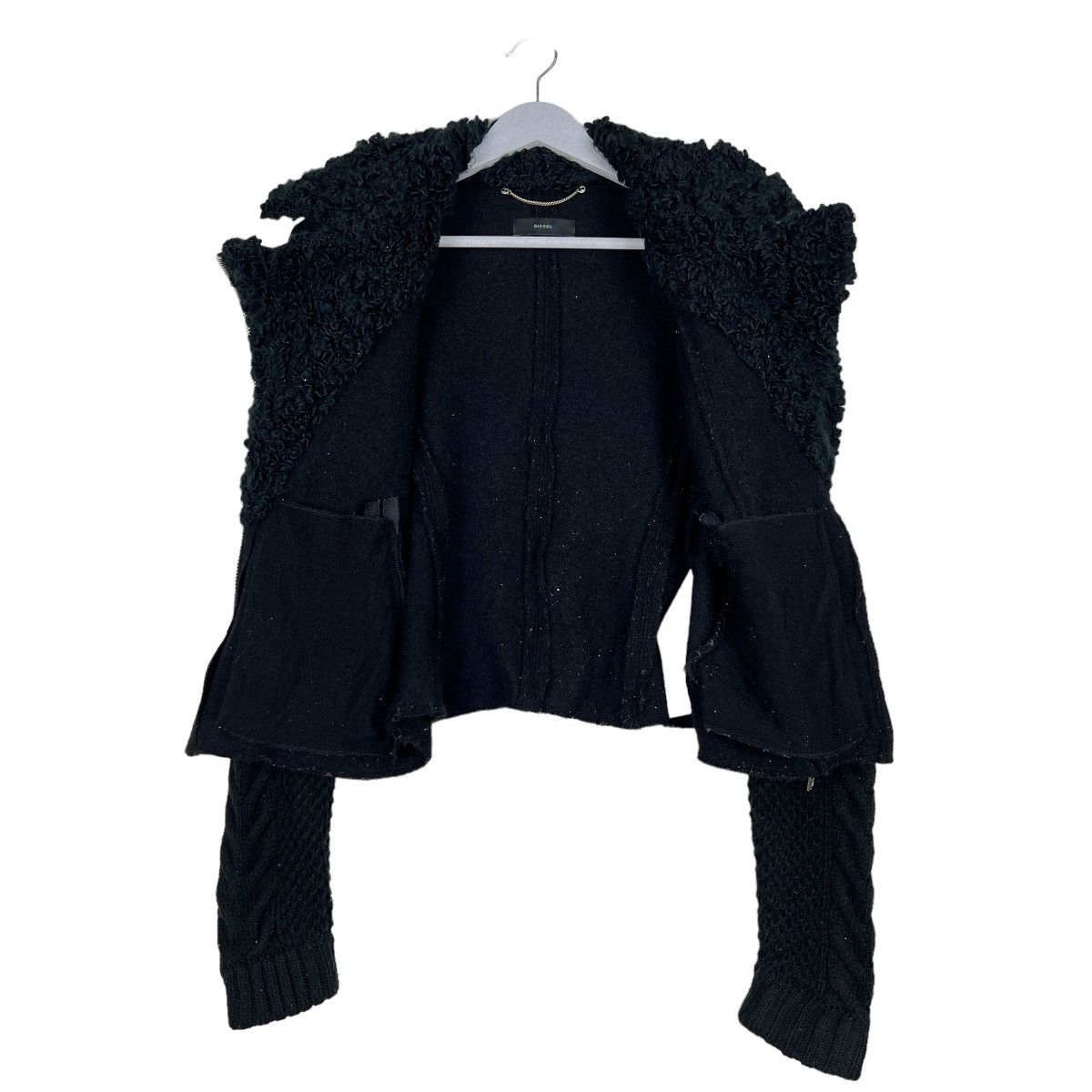 Diesel 🔥 DIESEL DOUBLE COLAR WOOL MOTO RIDERS STYLE JACKET Size US S / EU 44-46 / 1 - 11 Thumbnail