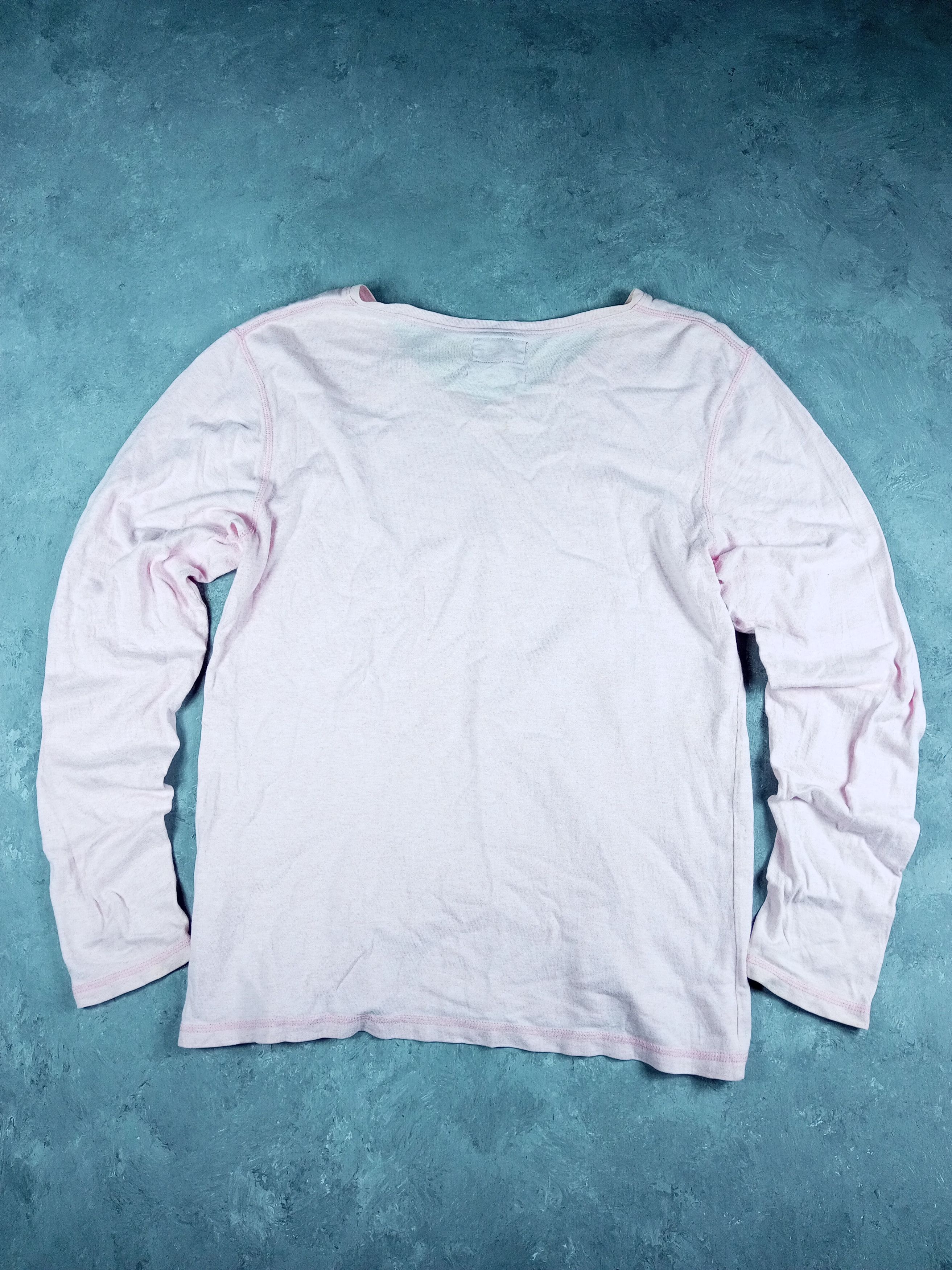 Beams Plus Rare Vintage V Neck Japanese Brand Beams Longsleeve Shirt Size US S / EU 44-46 / 1 - 11 Thumbnail