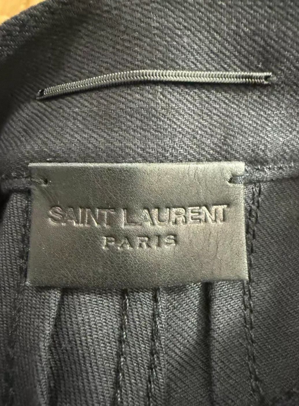 Saint Laurent Paris Saint Laurent Paris D04 split leather brushed wax jeans. Size US 32 / EU 48 - 6 Thumbnail