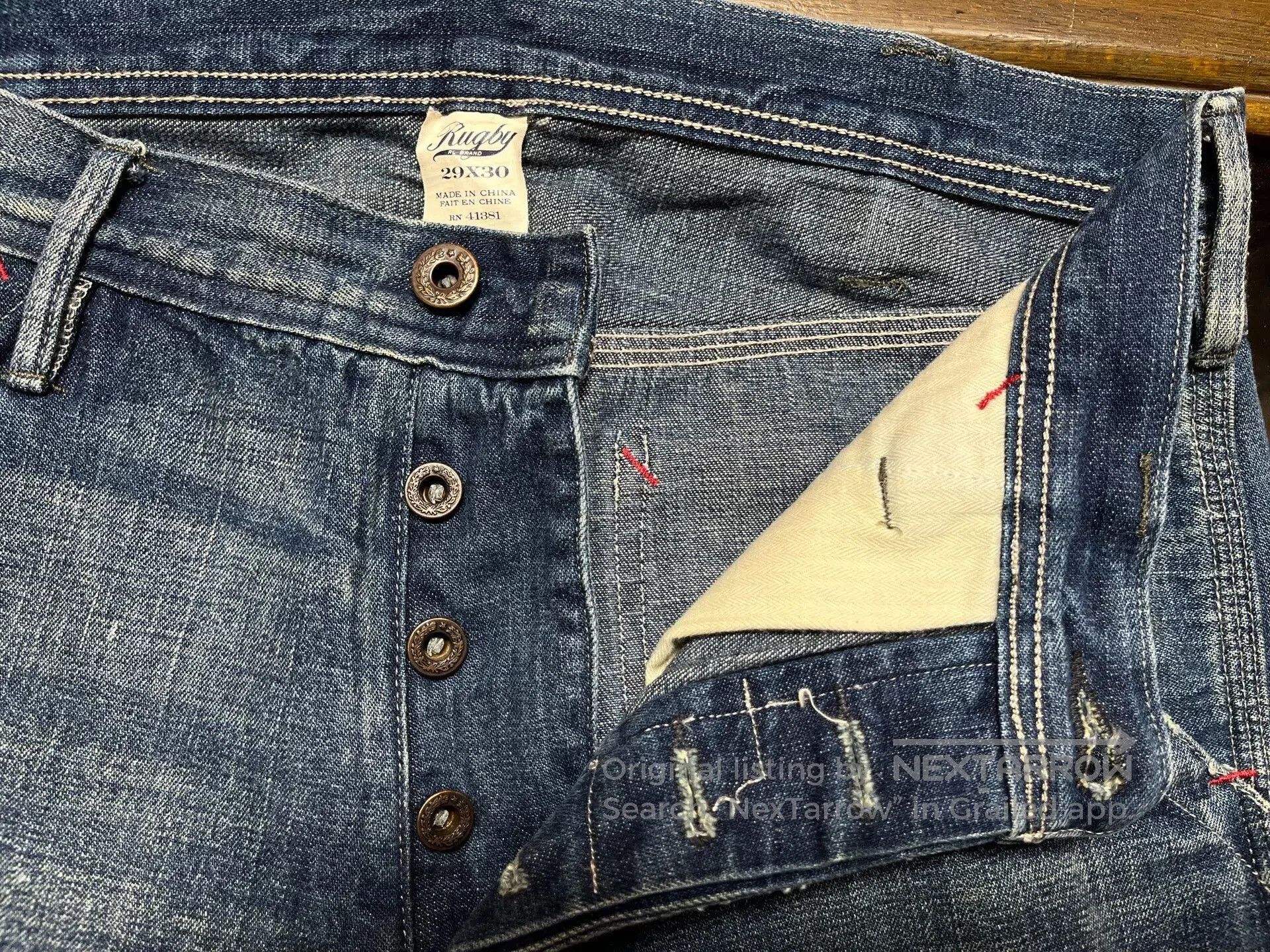 RRL Ralph Lauren distressed double rl denim jeans. Size US 29 - 4 Thumbnail