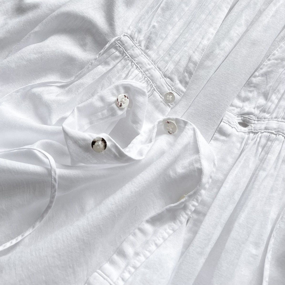 Kapital × Kapital Kountry ‘KAPITAL’ BLOUSES FISHERMAN’S WHITE OVERSIZED SHIRT Size US S / EU 44-46 / 1 - 4 Thumbnail