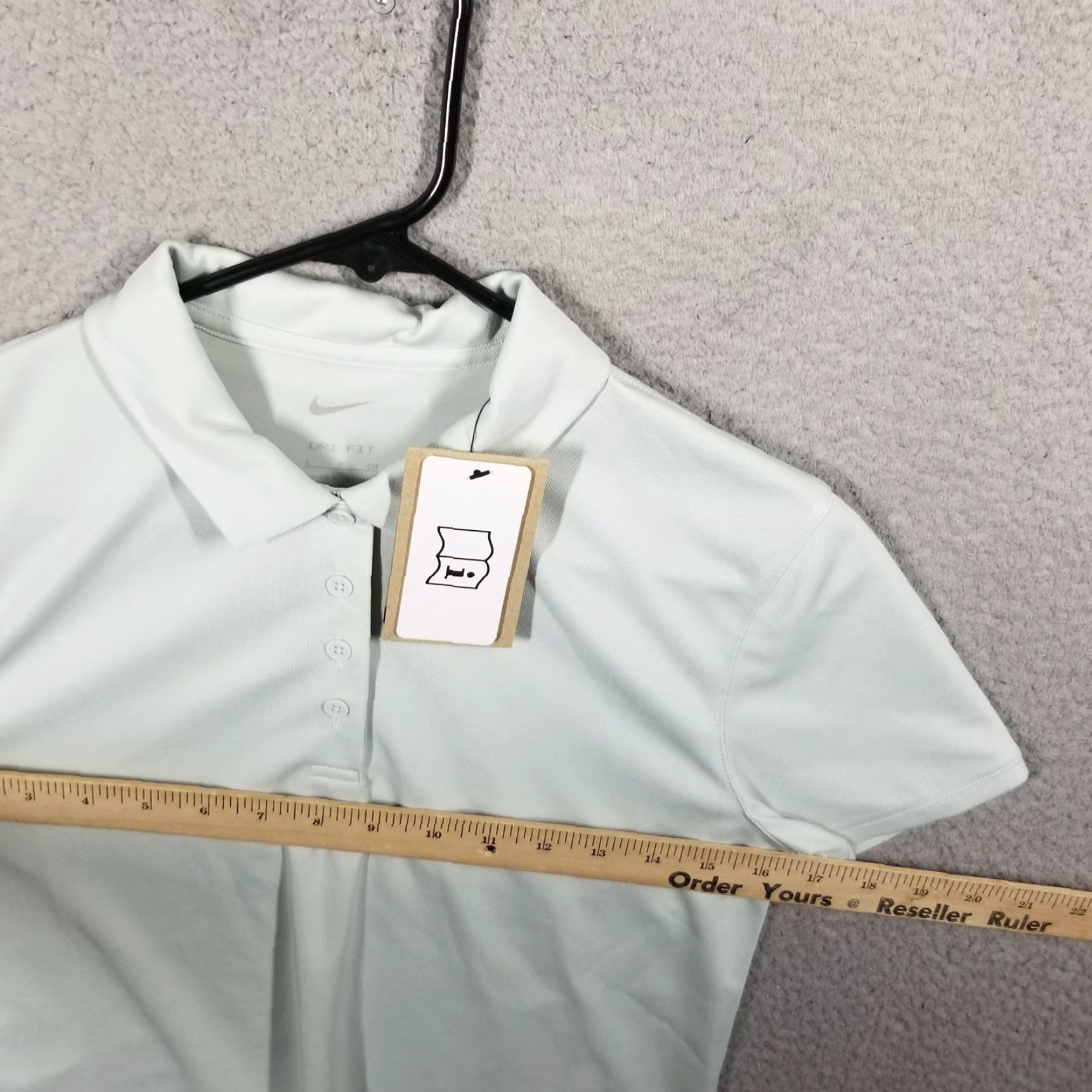 Nike Nike Polo Shirt Womens Small Light Green Dri-FIT DH2309-034 Performance New Size S / US 4 / IT 40 - 4 Thumbnail