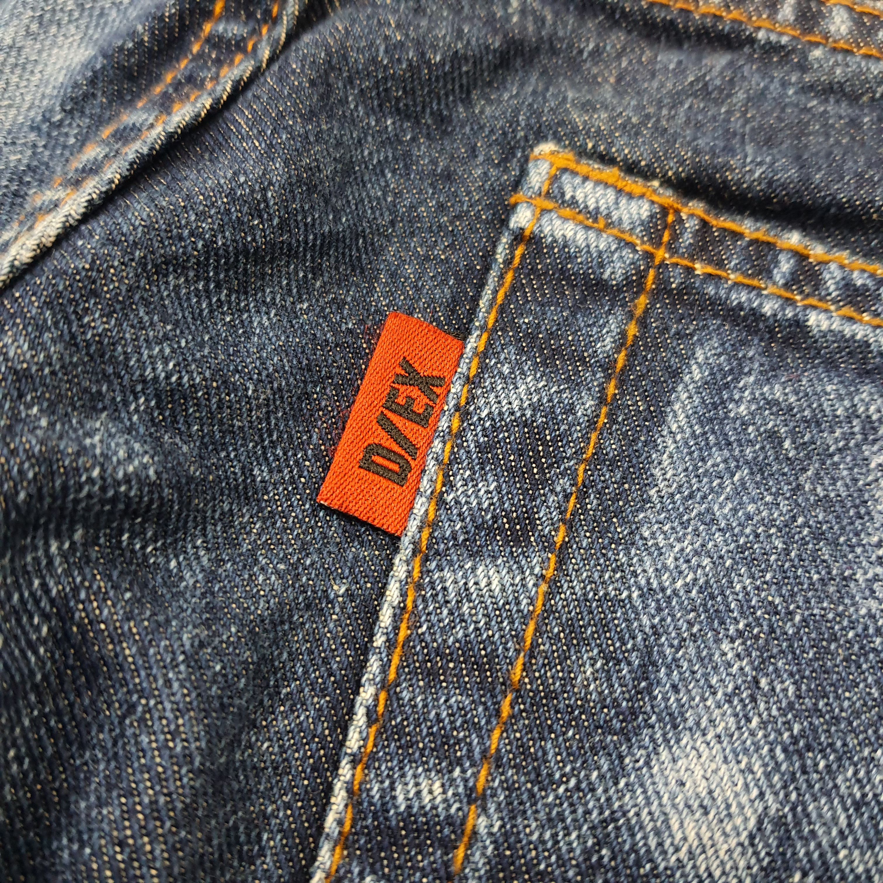 Vintage Vintage D/EX Denim Exchange Distressed Paint Jeans C272N2 Size US 33 - 8 Thumbnail