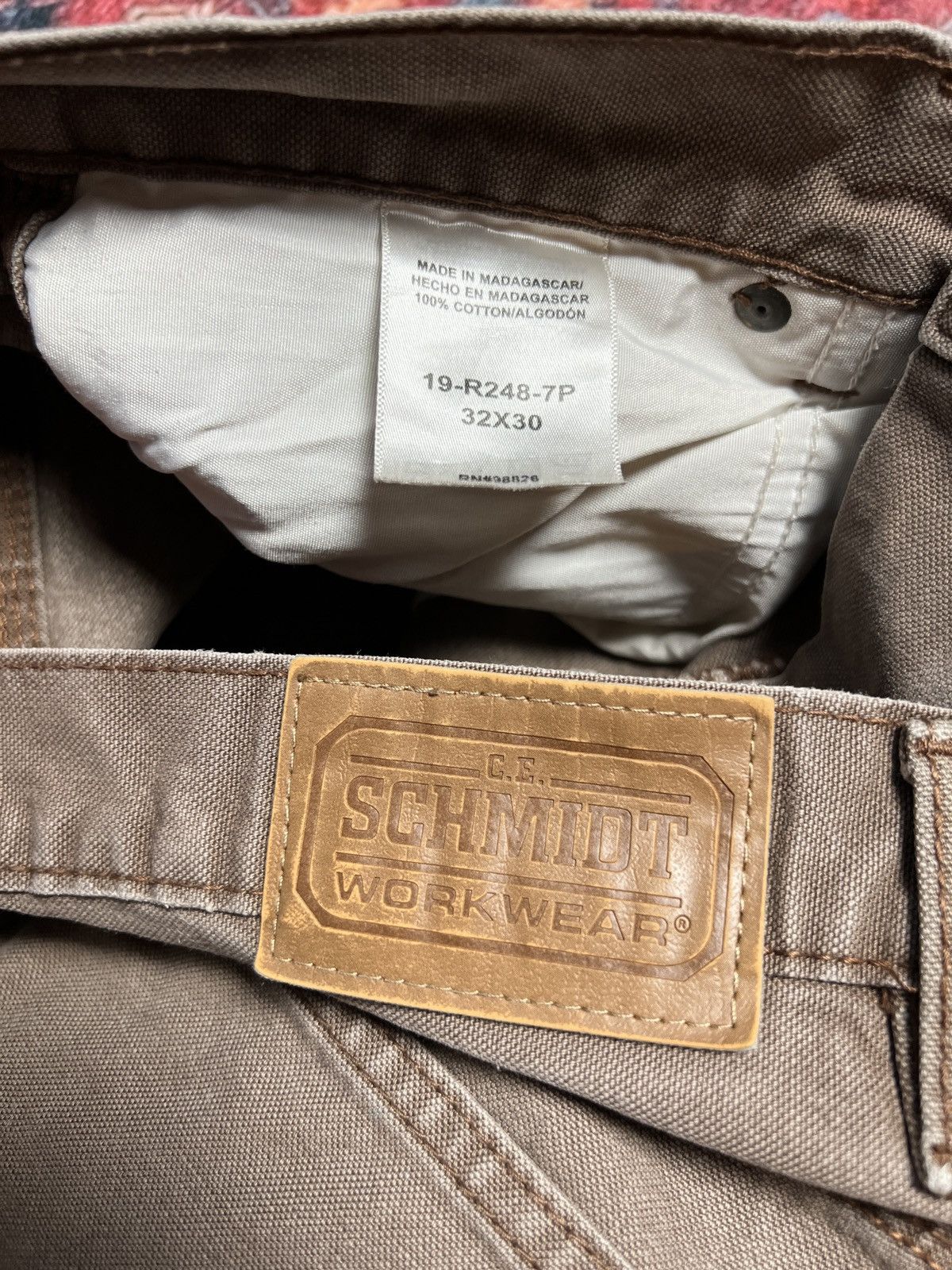 Carhartt × SCHMIDT × Vintage Vintage Schmidt workwear carpenter work pants Size US 32 / EU 48 - 5 Thumbnail