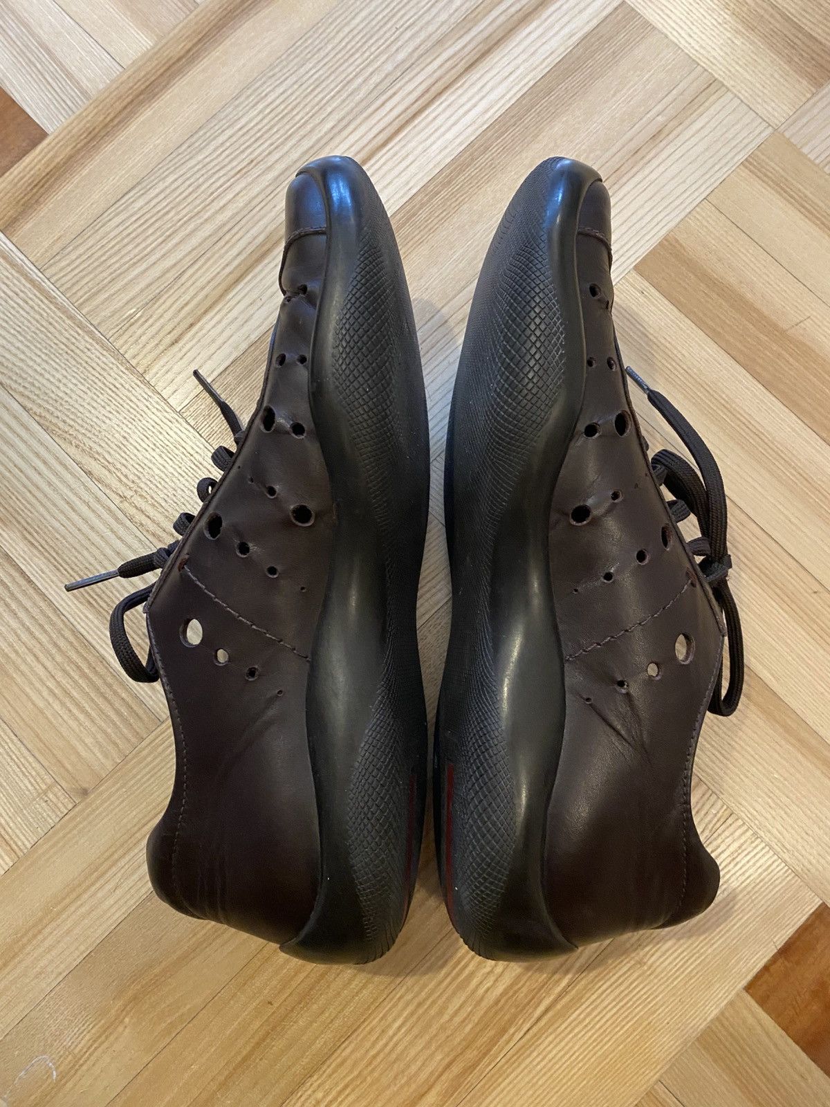 Prada Prada Sport Leather Sneakers Size US 8.5 / EU 41-42 - 9 Thumbnail