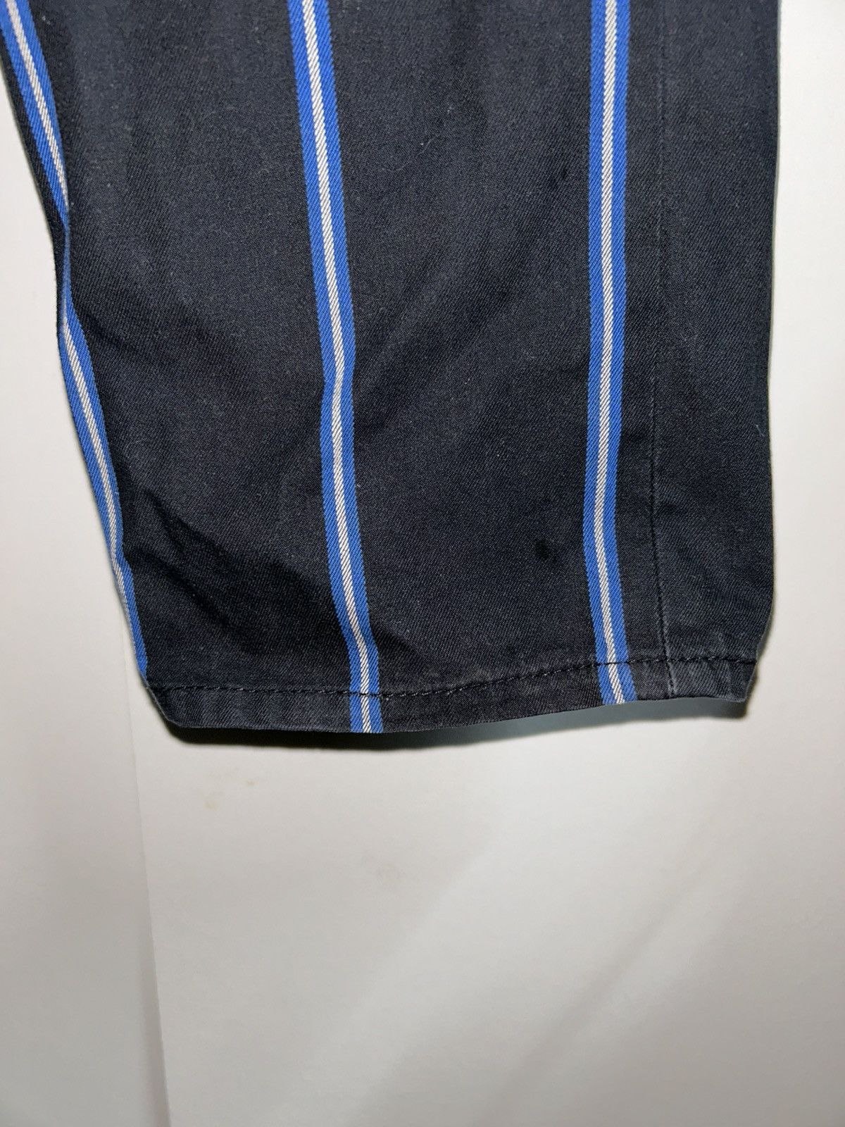 Fred Perry Striped Blue Britpop Pants Size US 33 - 12 Thumbnail