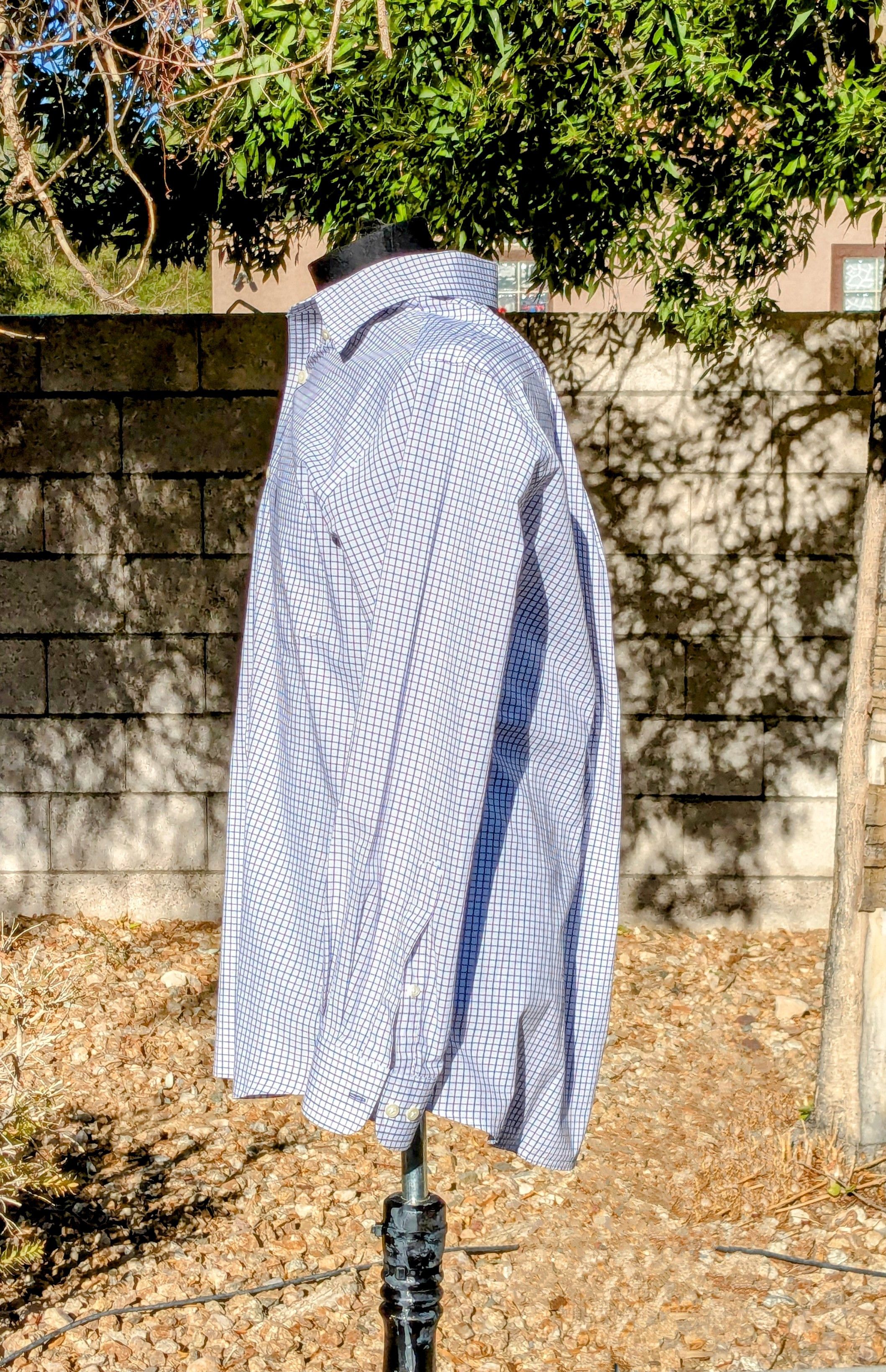 U.S. Polo Assn. U.S. Polo Assn. Button Single Pocket Check Dress Shirt EUC Size US M / EU 48-50 / 2 - 2 Thumbnail