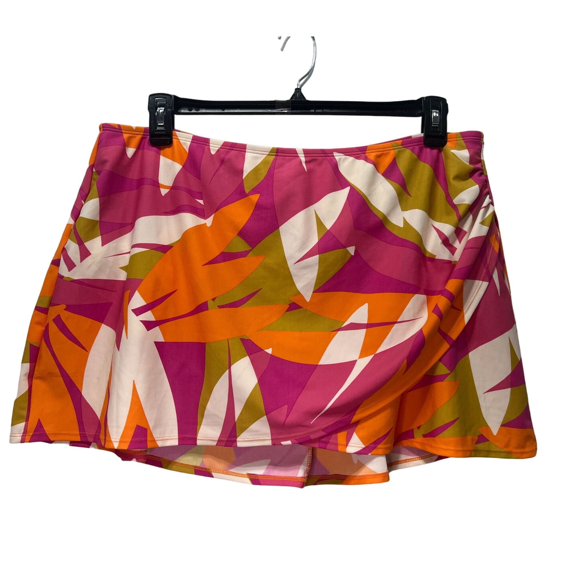 Other Kona Sol Women's Bright Color Abstract Print Swimsuit Wrap S Size ONE SIZE - 2 Thumbnail