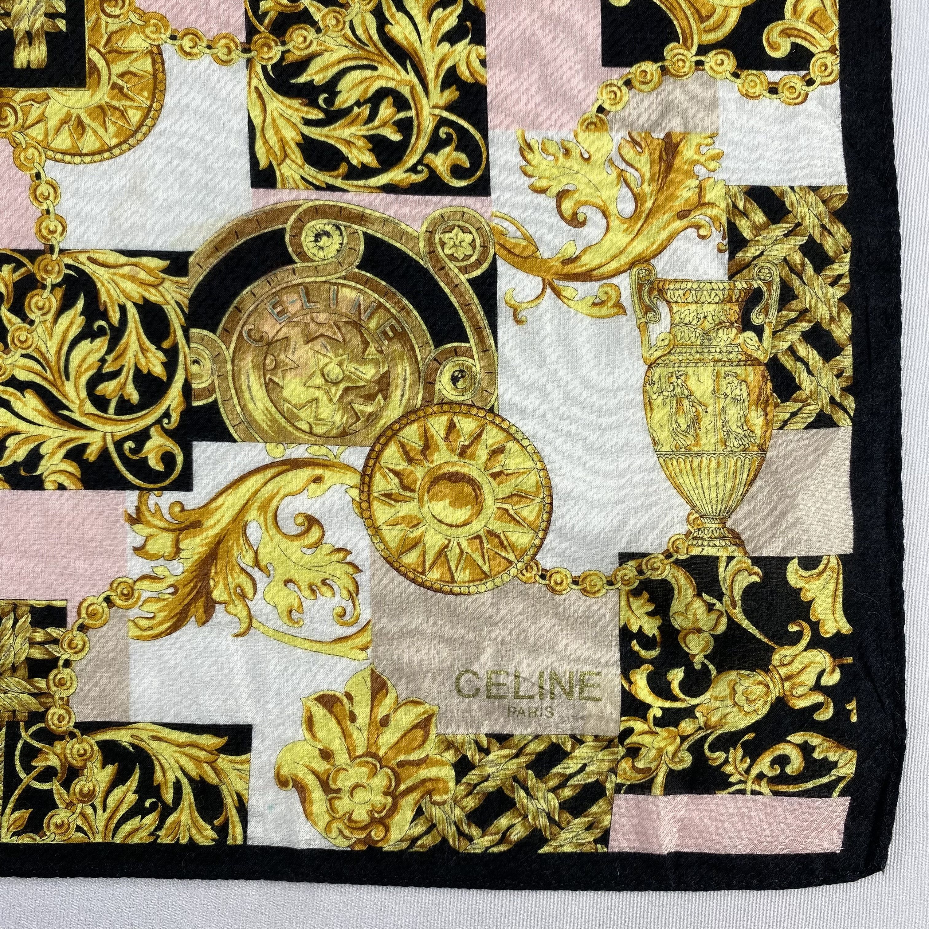 Celine × Vintage Celine Bandana/ Handkerchief / Neckerchief-P1734 Size ONE SIZE - 3 Thumbnail