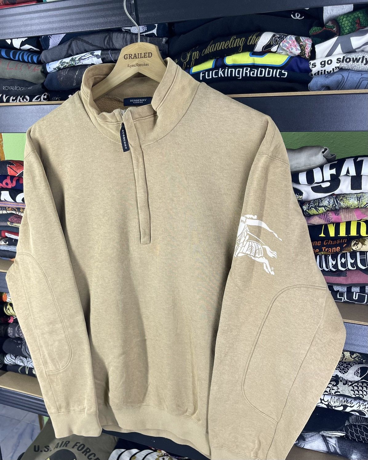 Burberry Burberry London Sweatshirt Half Zipper Size US L / EU 52-54 / 3 - 4 Thumbnail