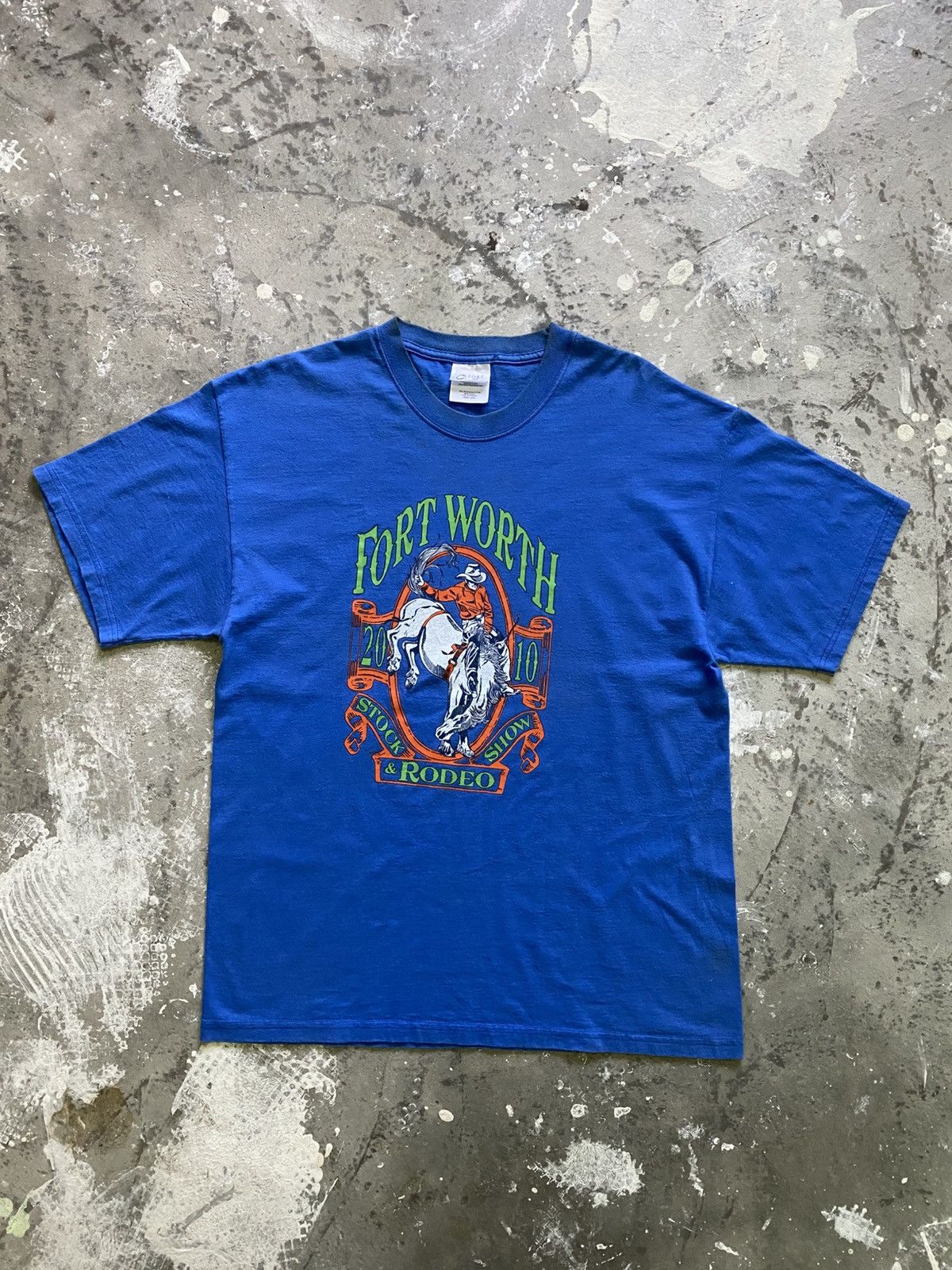 Cowboy Equipment × Other × Vintage Rodeo Show 2010 Fort Worth Texas Tee Size US L / EU 52-54 / 3 - 1 Thumbnail