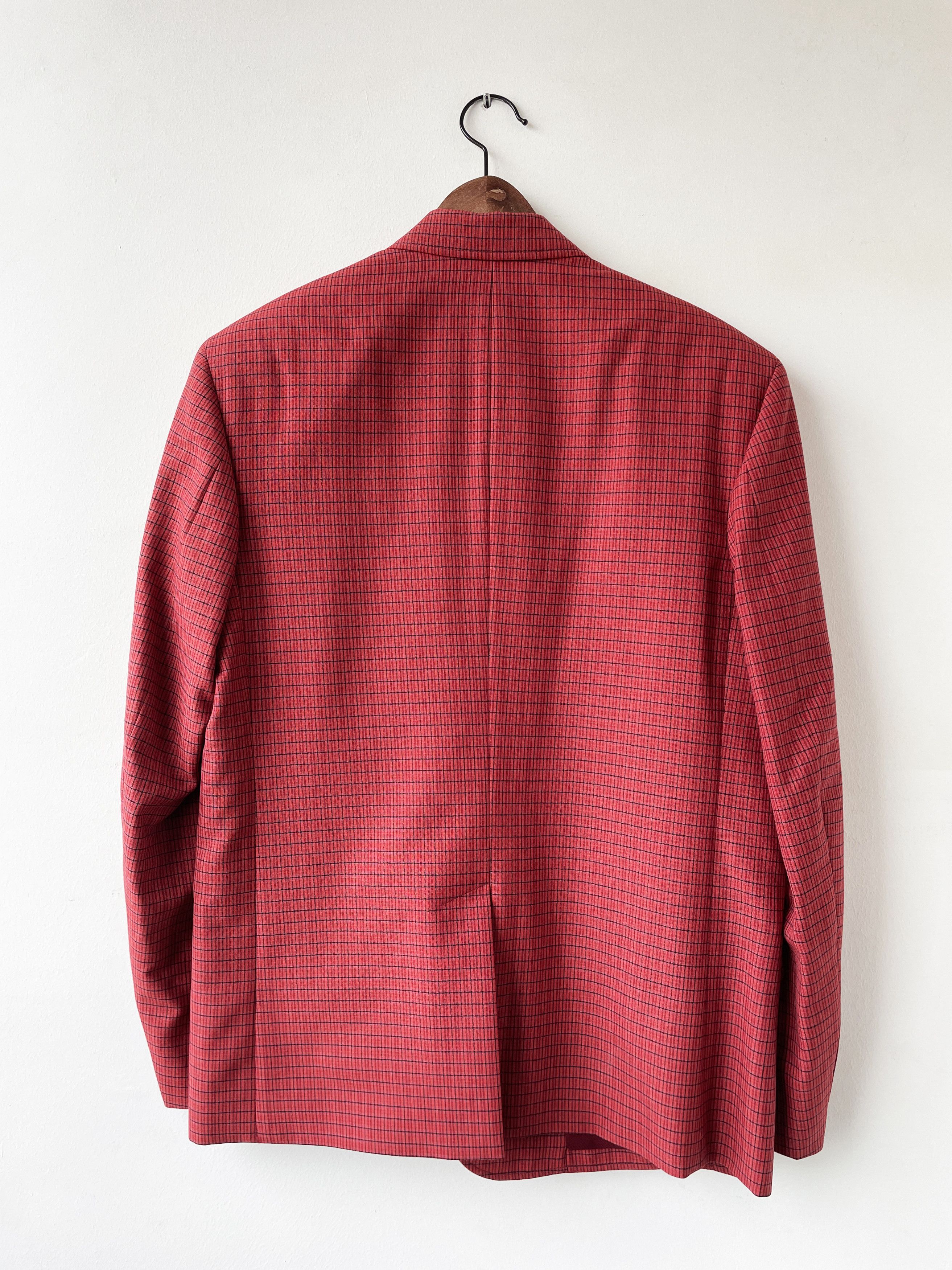Supreme SS19 red plaid suit Size 38R - 4 Thumbnail