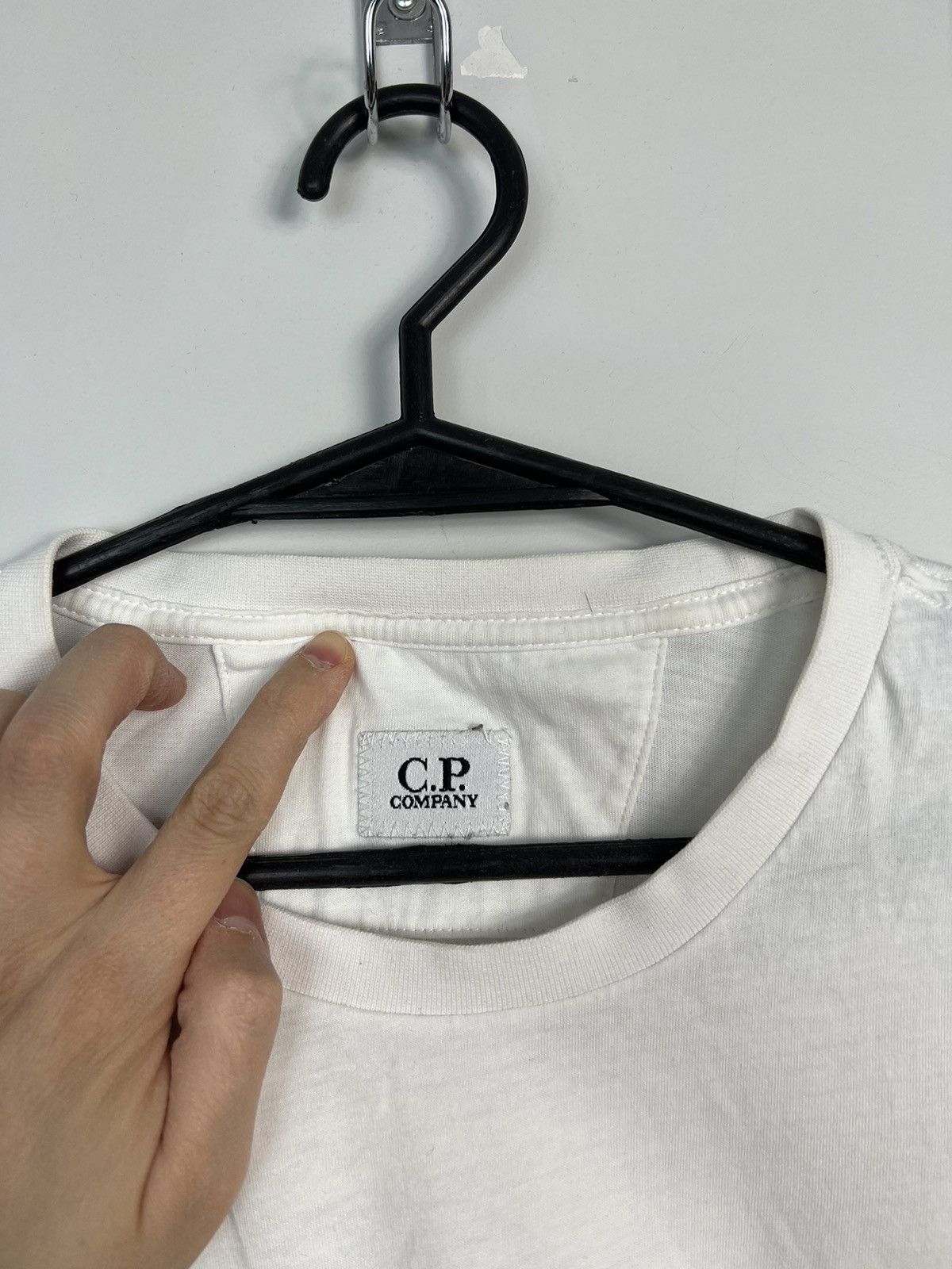 C.P. Company Tshirt CP Company Big Logo White Size US M / EU 48-50 / 2 - 4 Thumbnail