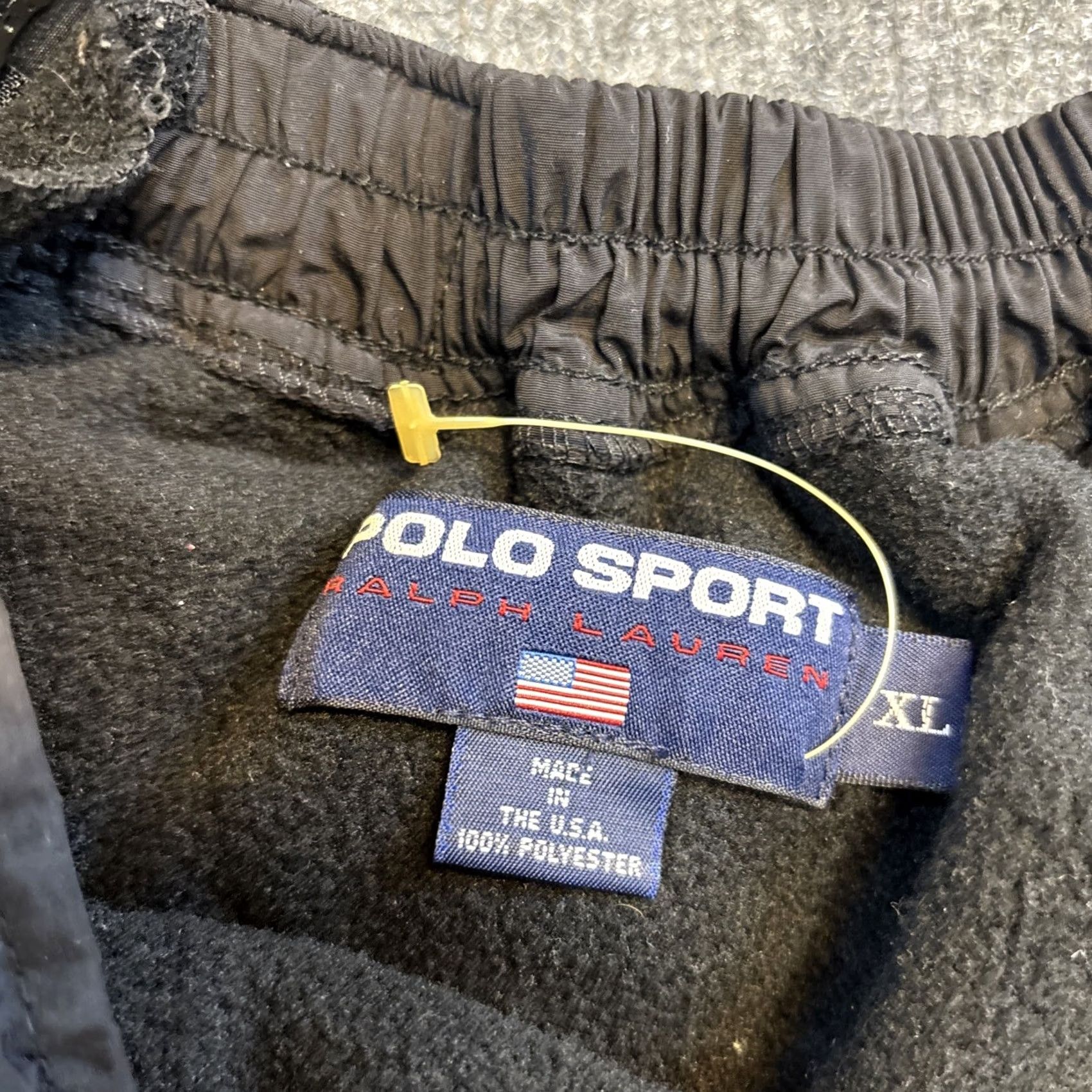 Vintage Vintage Ralph Lauren Polo Sport USA Black Fleece Full Zip Ski Snow XL Size US XL / EU 56 / 4 - 2 Thumbnail