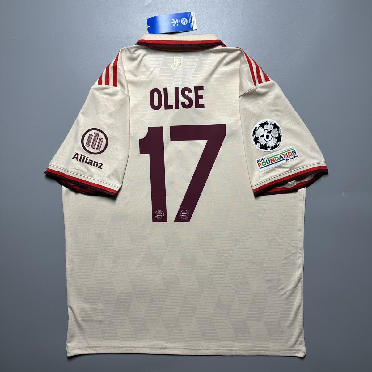 Vintage BAYERN ADIDAS 2024/2025 FOOTBALL THIRD JERSEY #17 OLISE Size US XL / EU 56 / 4 - 1 Thumbnail