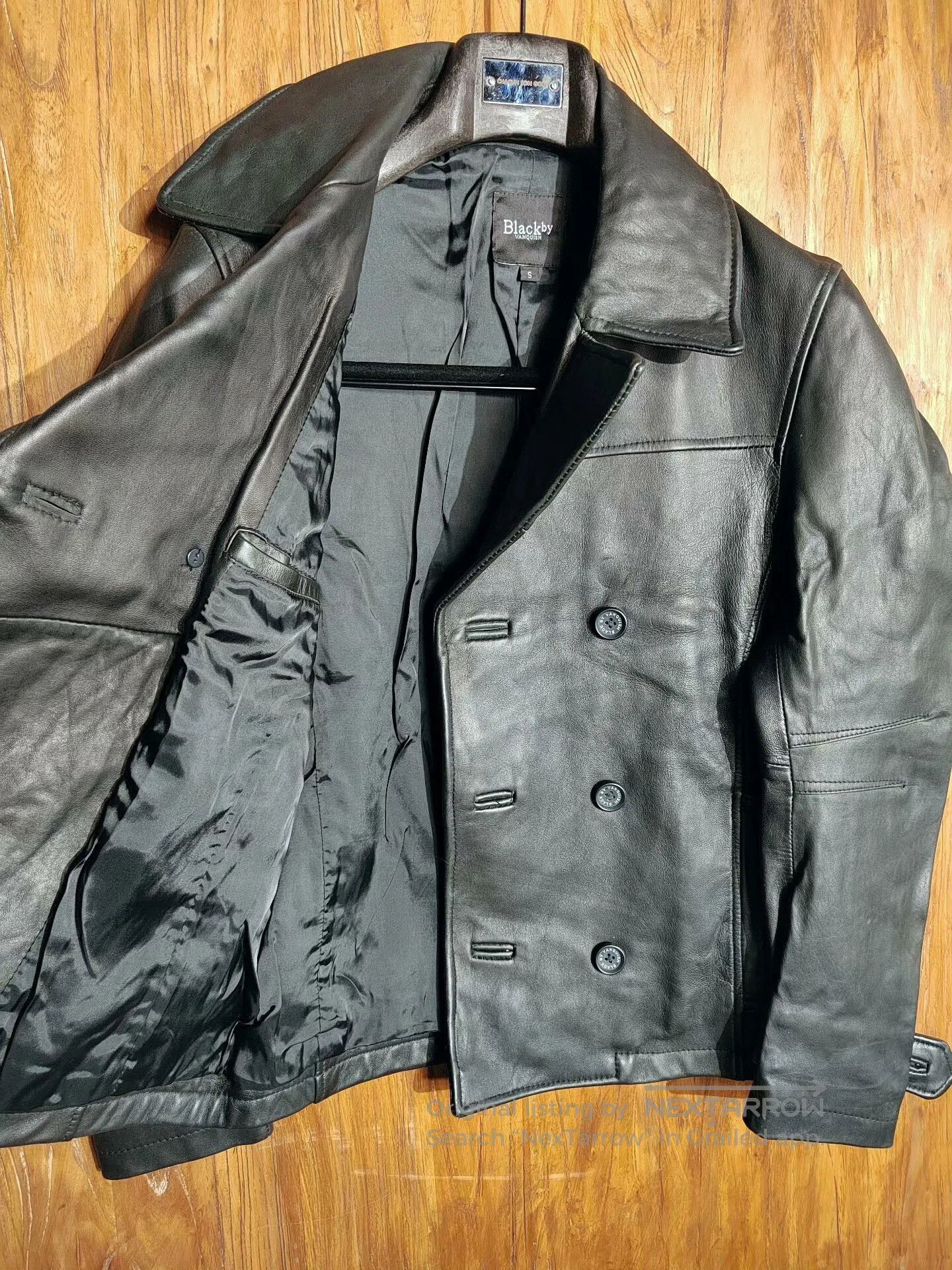 Vanquish VANQUISH Double-Breasted Leather Jacket. Size US S / EU 44-46 / 1 - 2 Thumbnail
