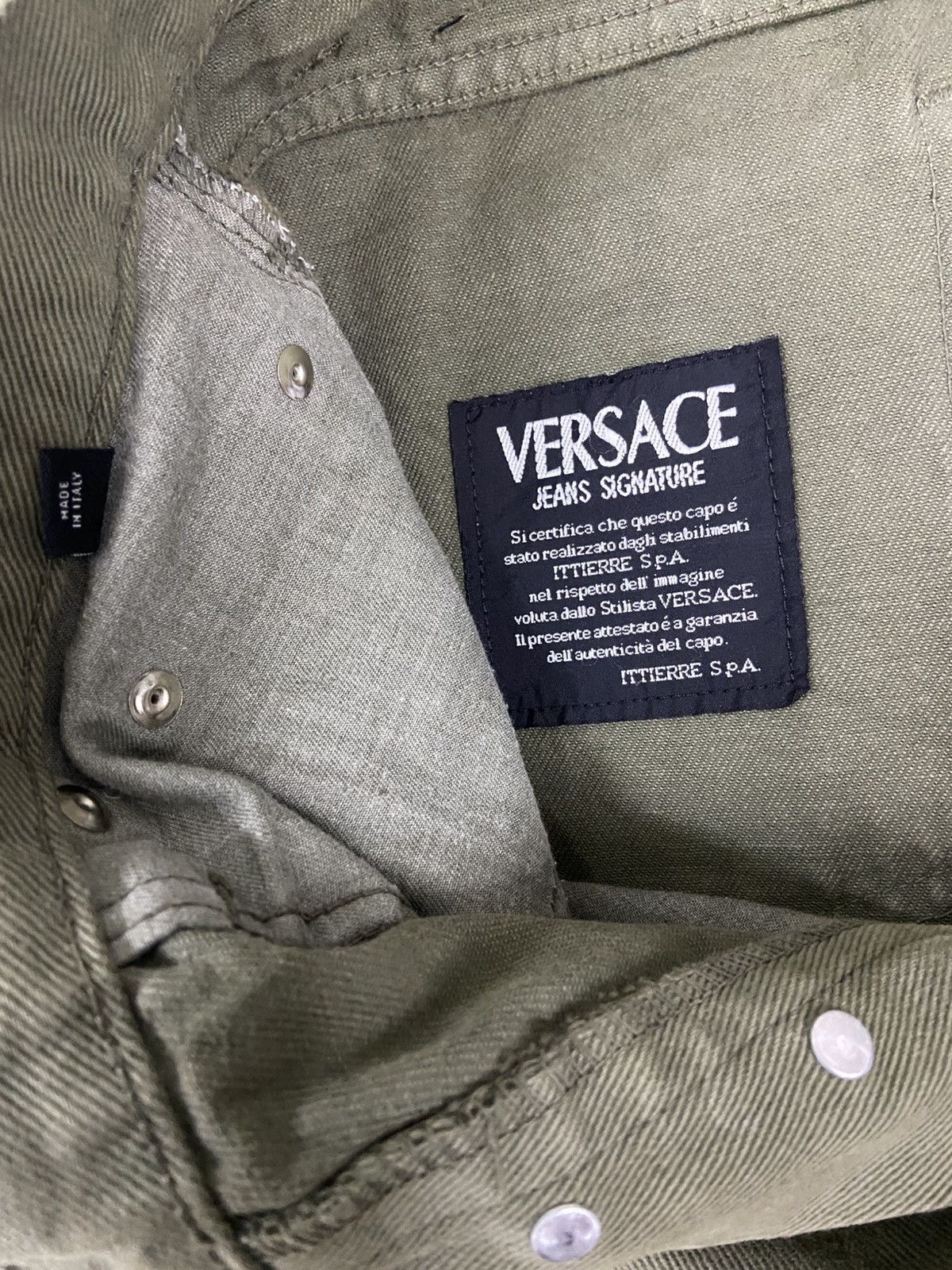 Versace × Versace Jeans Couture × Vintage Vintage Versace Jeans Signature Size US 31 - 6 Thumbnail