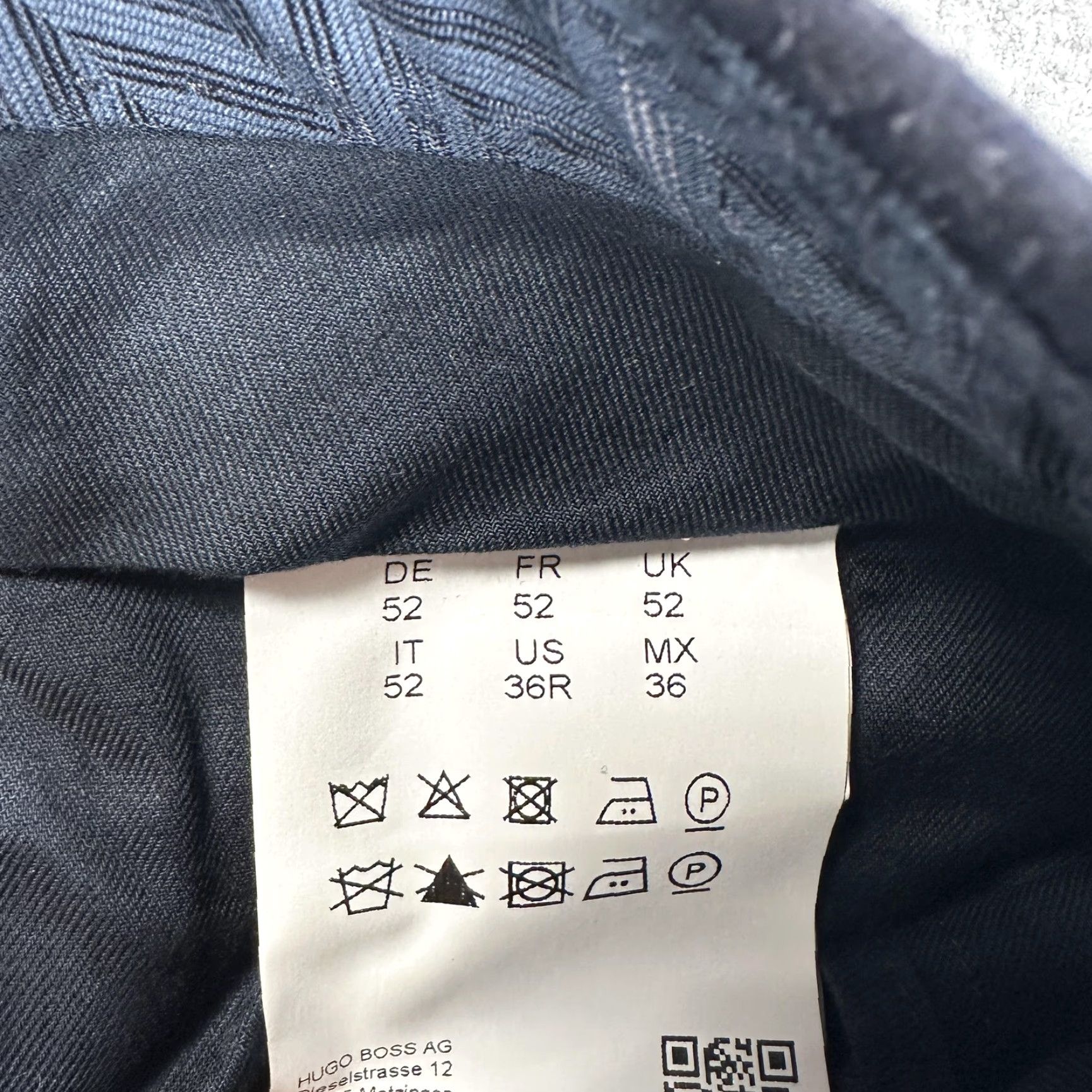 Hugo Boss Hugo Boss Mens Dress Pants Wool 36x30 Blue Flat Front Straight Leg Shark7 Size US 36 / EU 52 - 6 Thumbnail