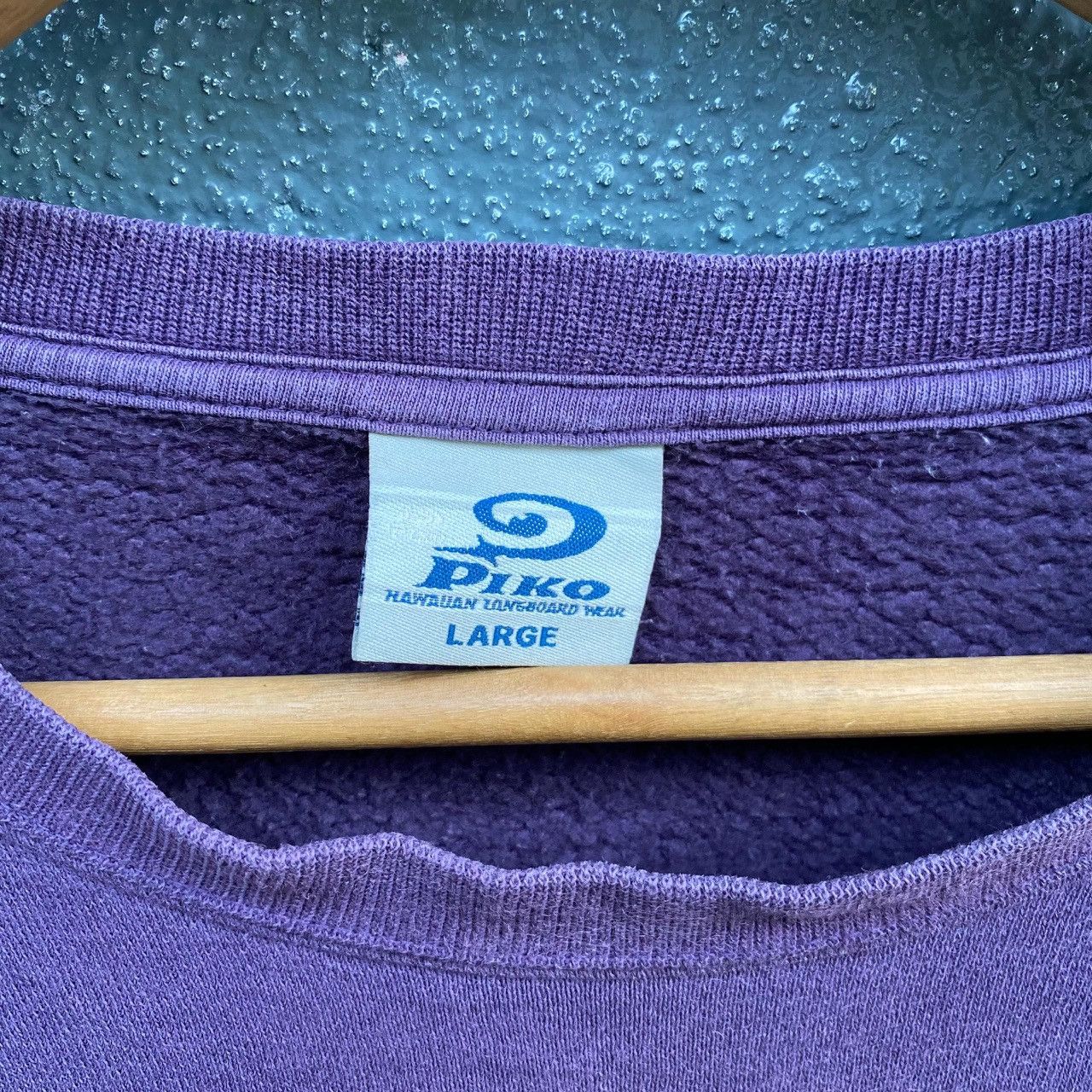 Vintage Vintage Faded Piko Hawaiian Longboard Wear Sweatshirt Size US L / EU 52-54 / 3 - 3 Thumbnail