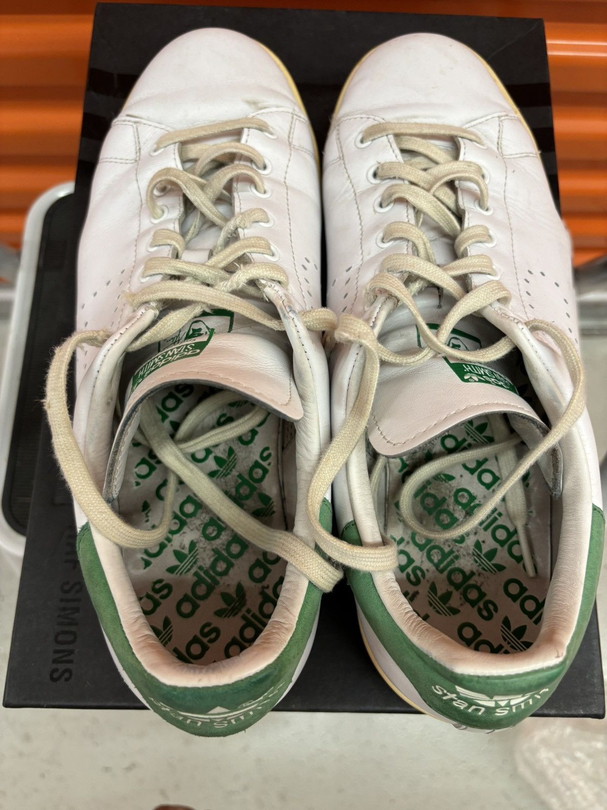Adidas × Raf Simons ***FINAL DROP***RARE 2014 RAF SIMONS X ADIDAS STAN SMITH 10 Size US 10 / EU 43 - 11 Thumbnail