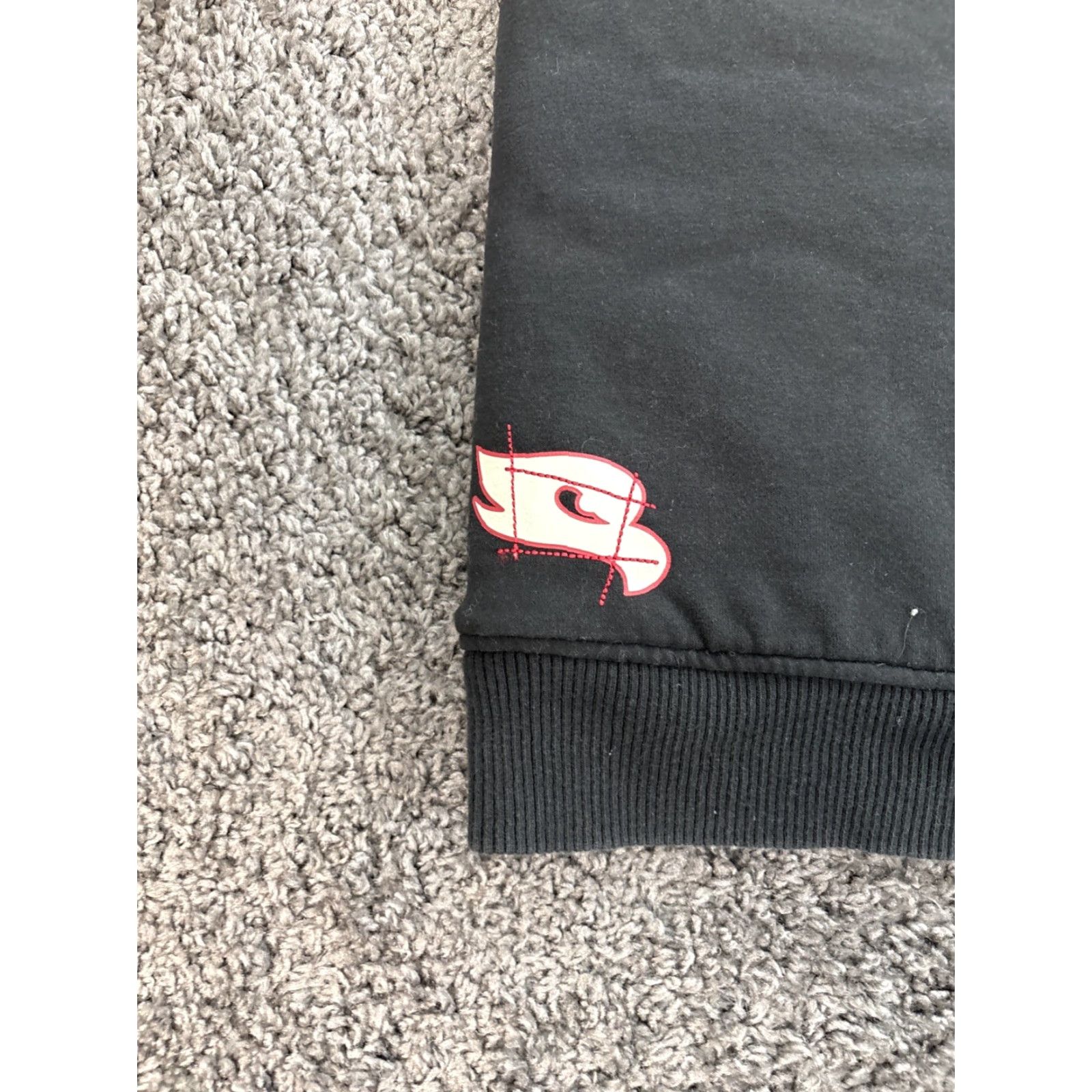 Vintage VINTAGE Tony Hawk Hoodie Zip Sweatshirt Mens L Black Heavyweight Hooded Sherpa Lined Full Zip Front Size US L / EU 52-54 / 3 - 6 Thumbnail