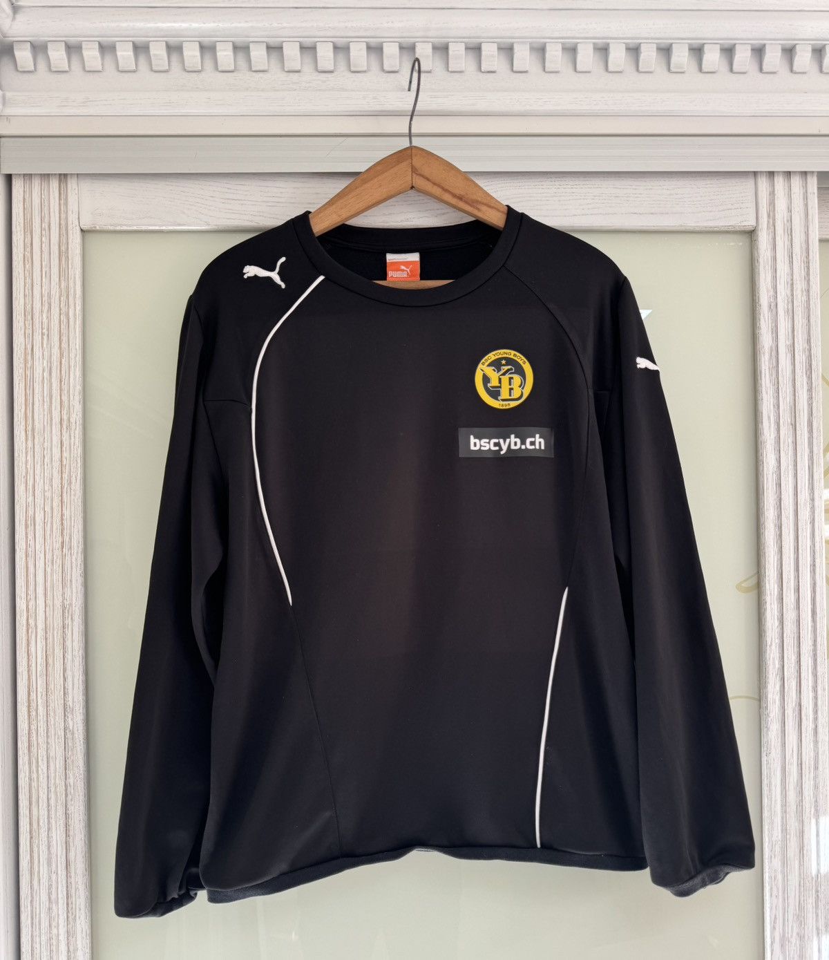 Puma Young Boys 2008-2009 Soccer Sweatshirt Football Jersey Shirt Size US M / EU 48-50 / 2 - 1 Thumbnail