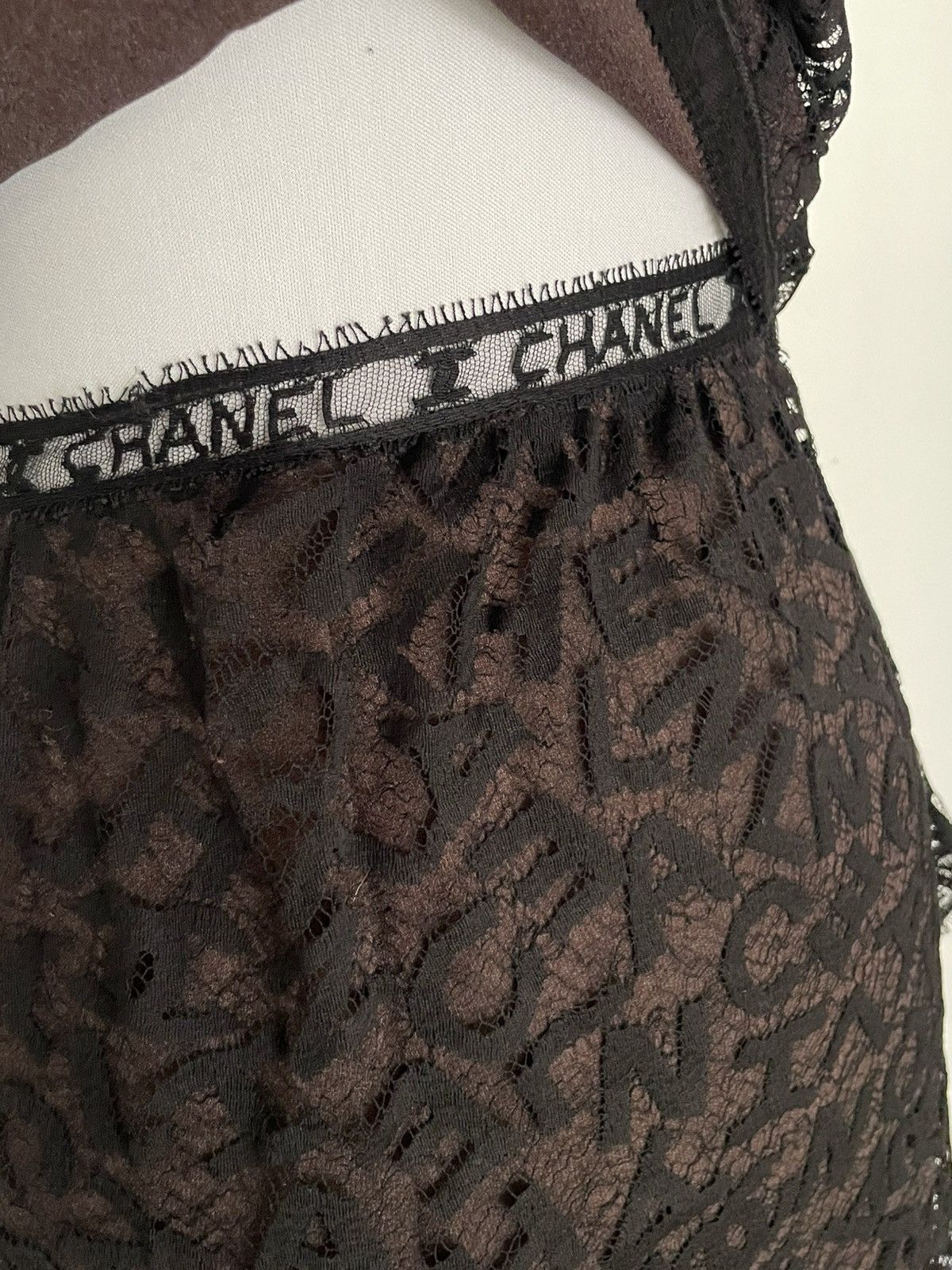 Chanel CHANEL SET TOP AND SKIRT LOGO CC MONOGRAM Size 27" / US 4 / IT 40 - 3 Thumbnail