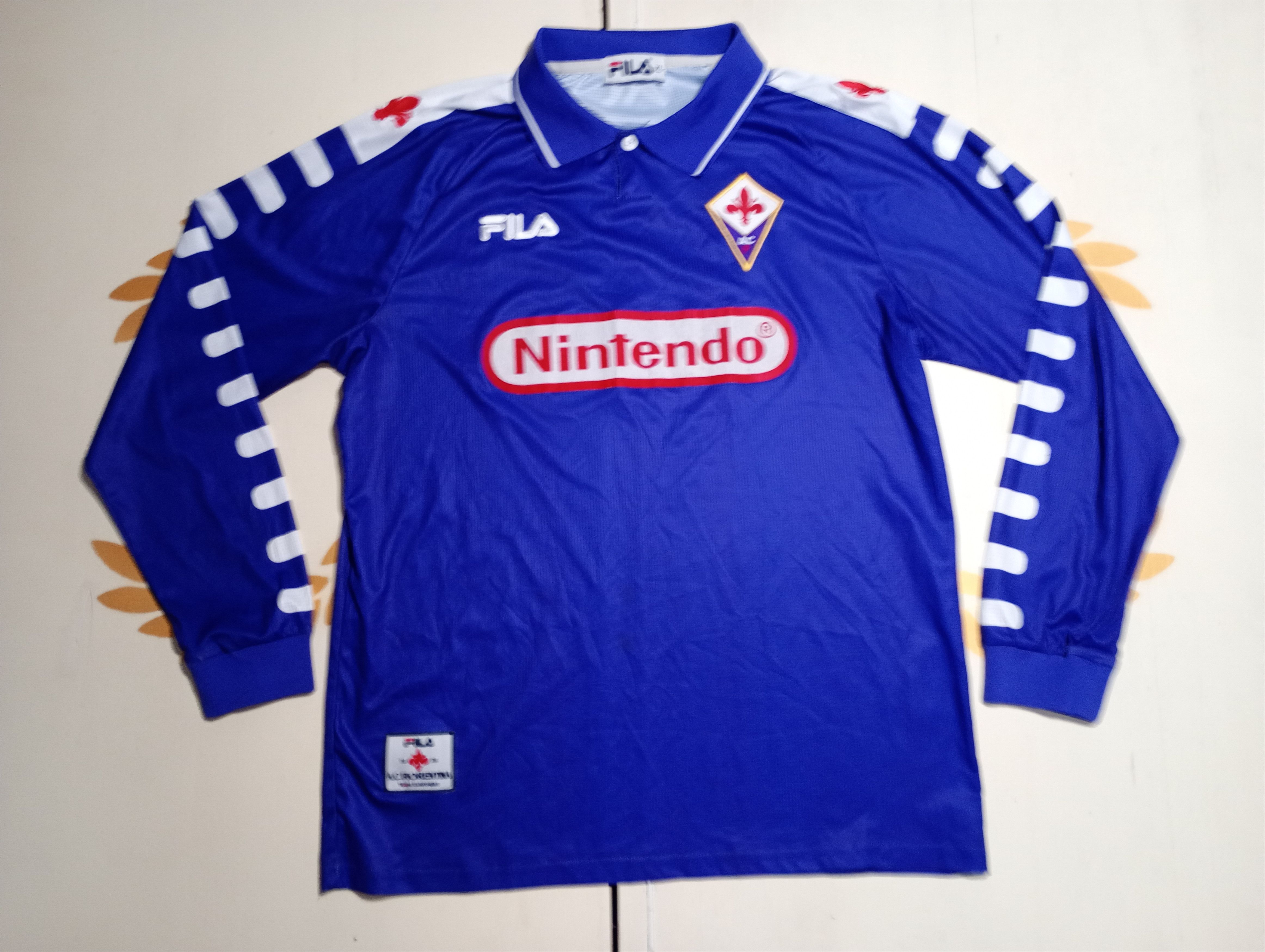 Fila Fila Fiorentina AC Home Jersey 1998-1999 Size US XL / EU 56 / 4 - 1 Thumbnail