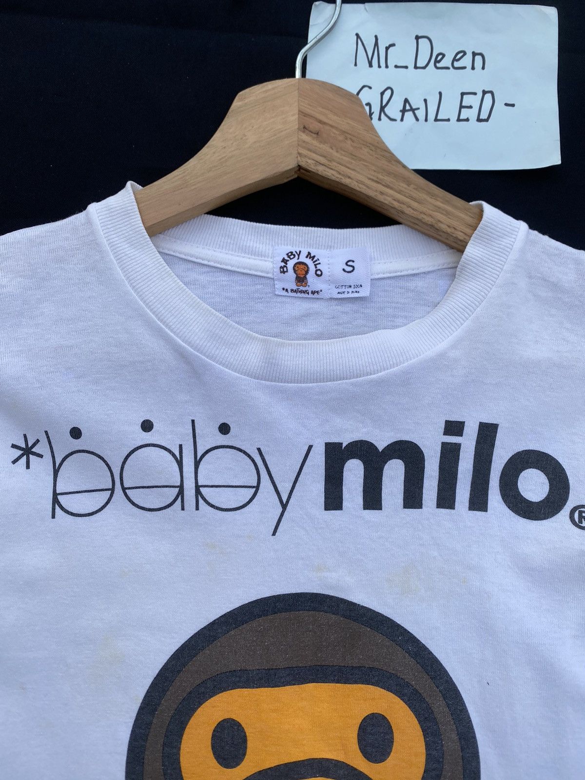 Bape Rare Vintage Baby Milo by BAPE Longsleeve Tshirt Size US S / EU 44-46 / 1 - 9 Thumbnail