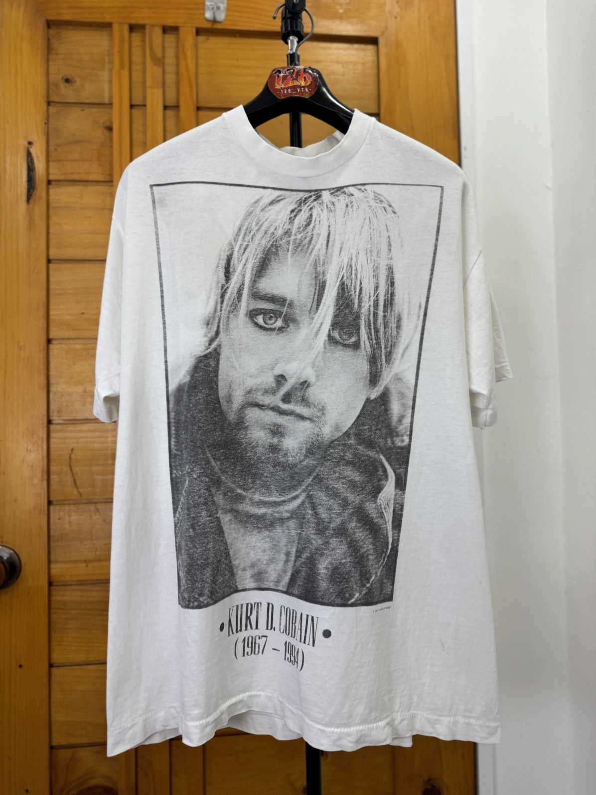 Band Tees × Nirvana × Vintage Vintage Kurt Cobain Shirt 1994 Size US XL / EU 56 / 4 - 1 Thumbnail