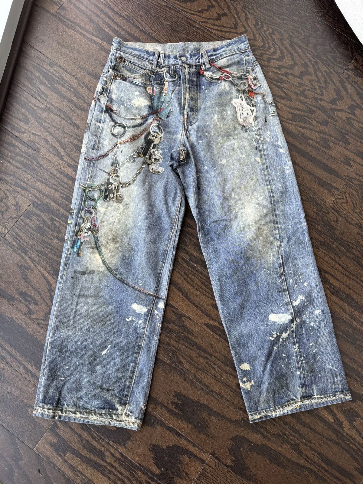Acne Studios Acne Studios Printed Denim size 50 34 Size US 34 / EU 50 - 1 Thumbnail