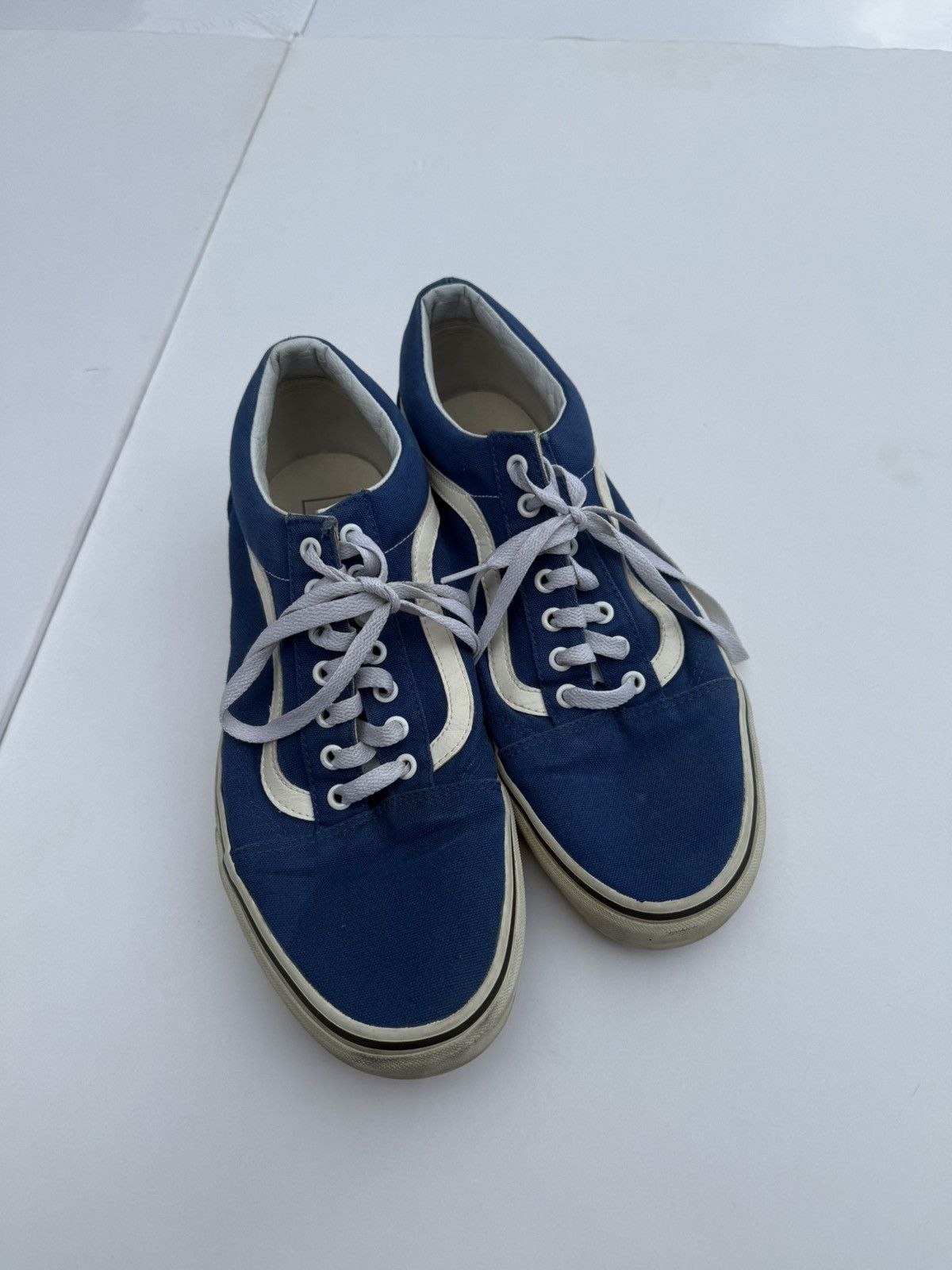 Vans Vans Old Skool Low Top Sneakers Blue White Men’s Size 12 Size US 12 / EU 45 - 3 Thumbnail
