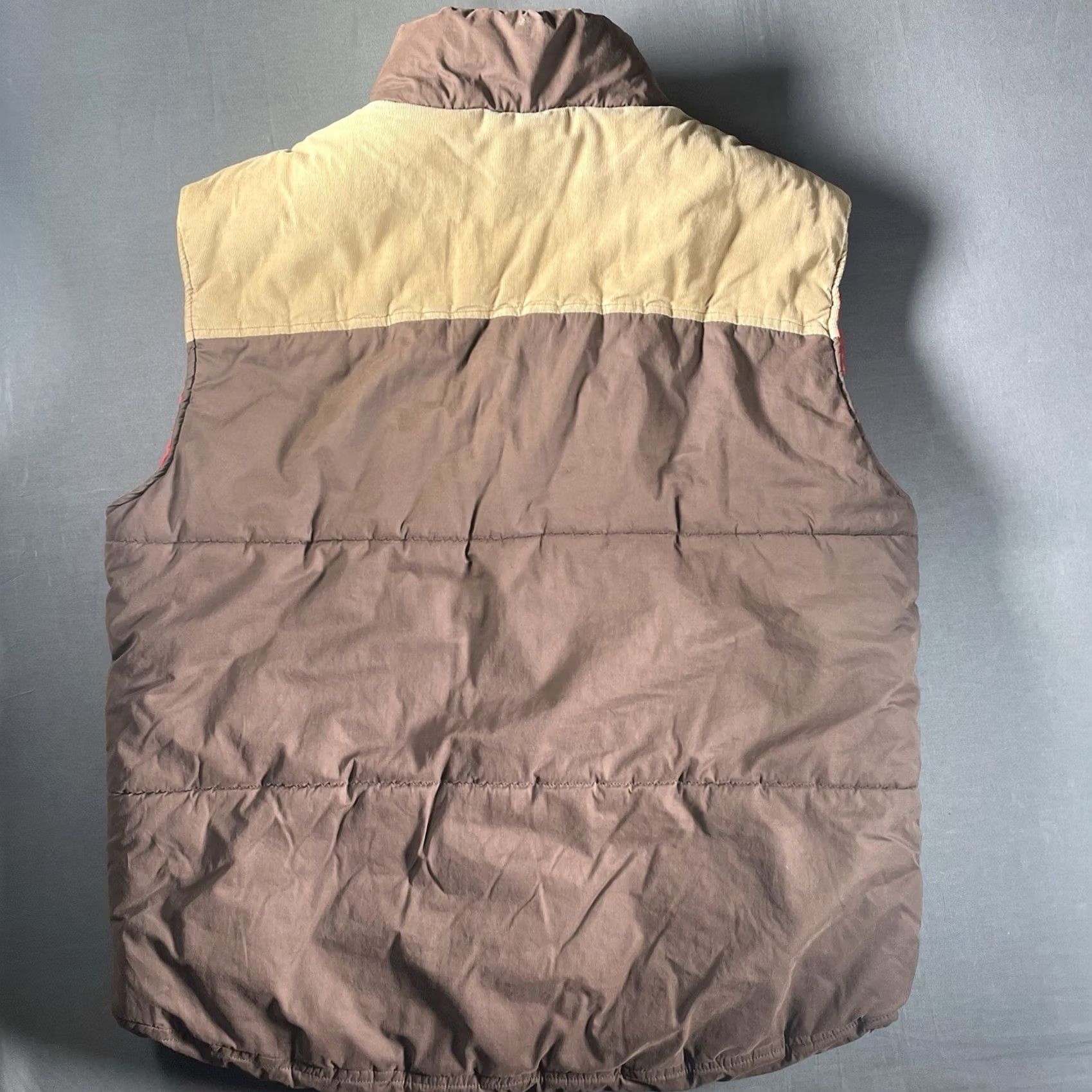 Ecko Unltd. Ecko Unlimited Puffer Vest Mens 2XL Brown Red Corduroy Western Vest Y2K Rhino Vest Size US XXL / EU 58 / 5 - 5 Thumbnail