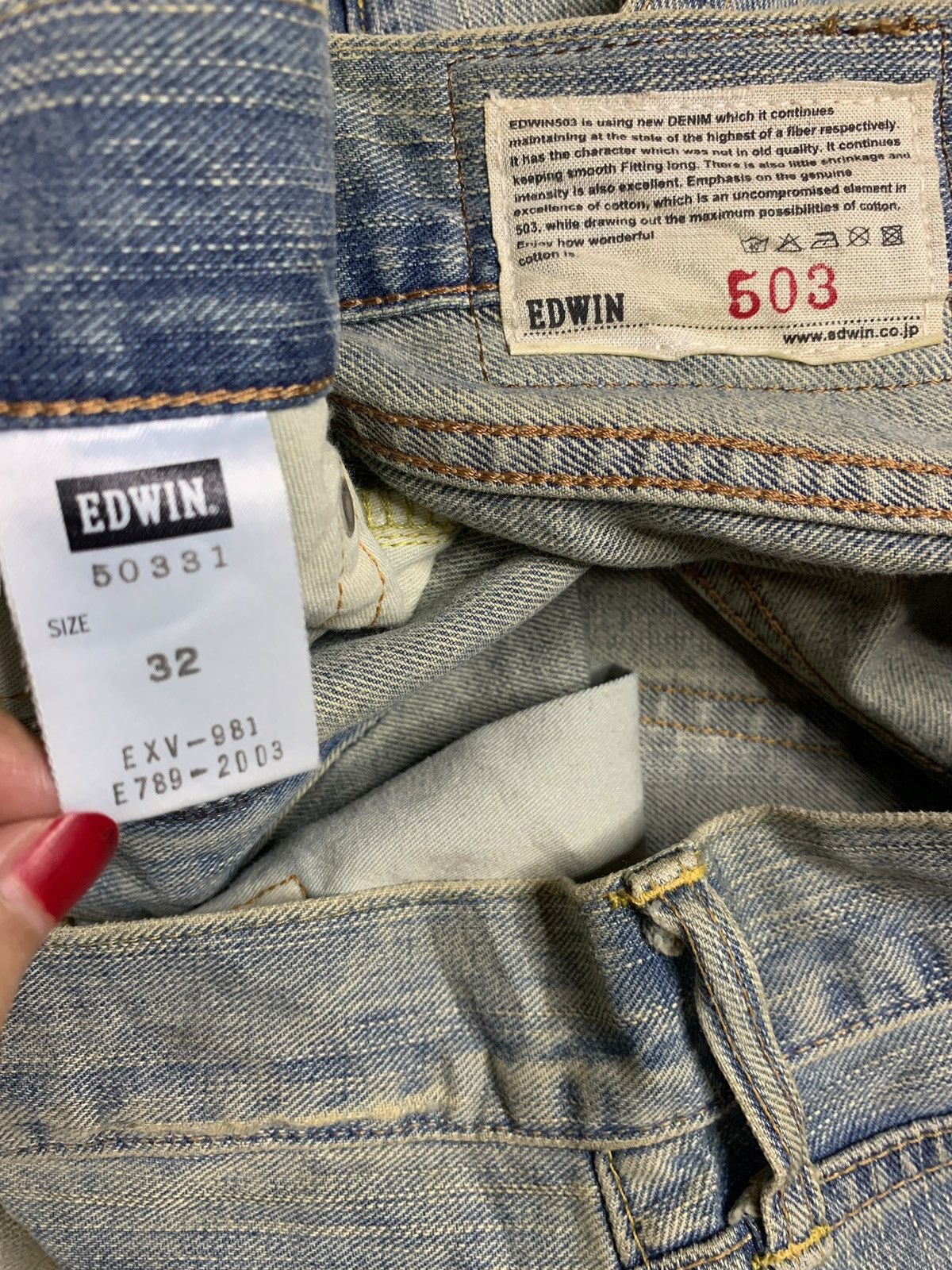 Edwin × Japanese Brand SALES🔥Vintage Japan Edwin Mud Wash Baggy Jean Shorts Jorts Size US 35 - 10 Thumbnail