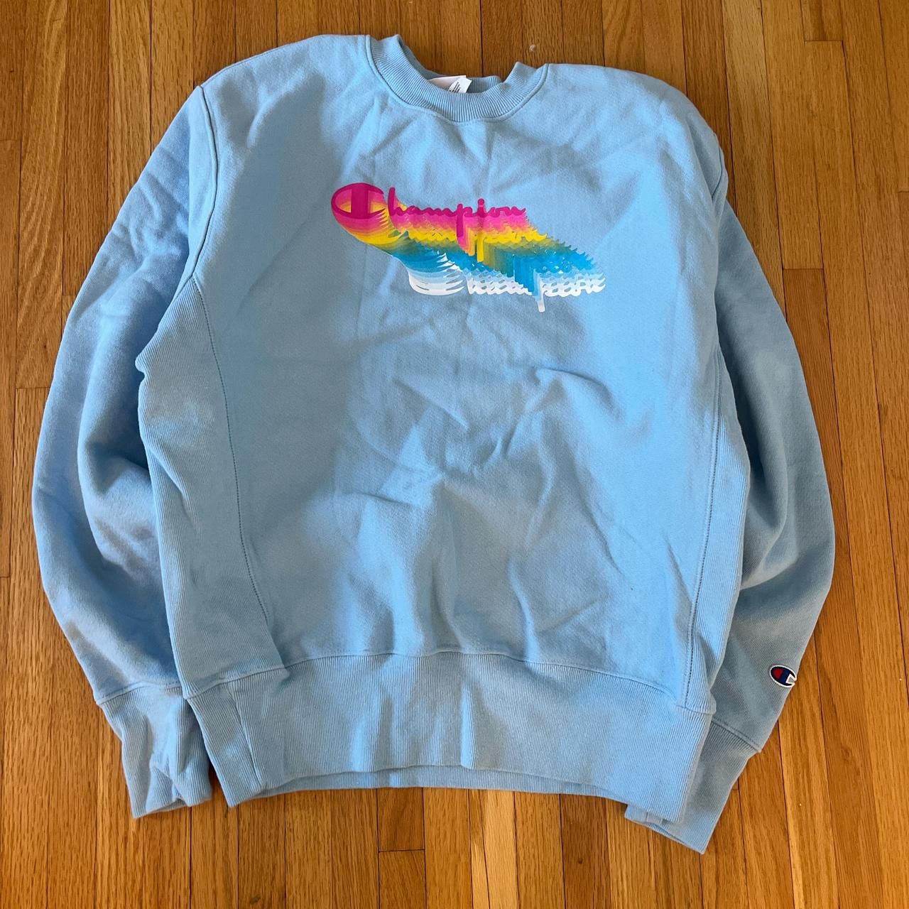 Champion Champion medium light blue crew neck Size US M / EU 48-50 / 2 - 1 Thumbnail